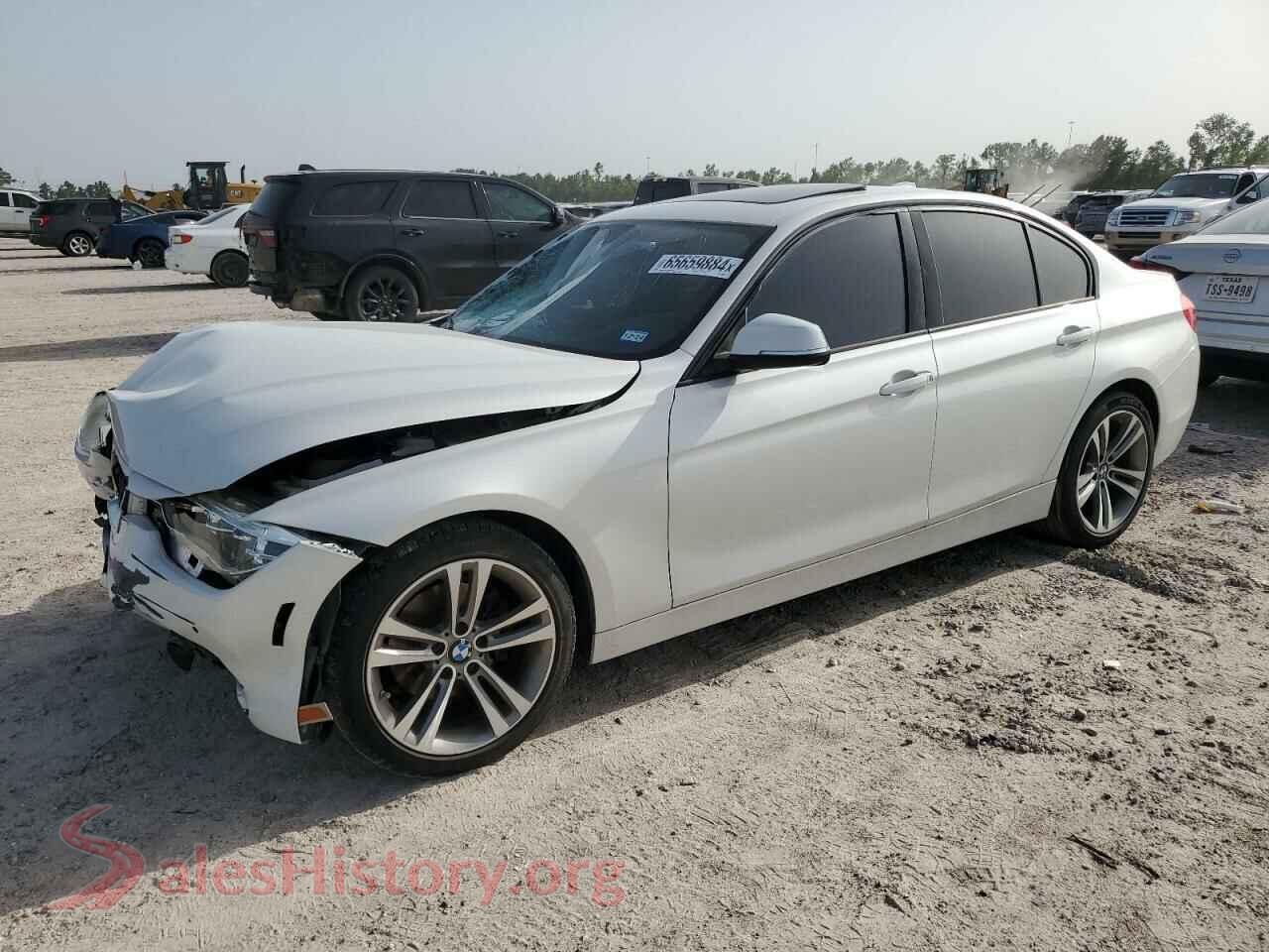 2016 BMW 3 SERIES — VIN WBA8E9C55GK648977