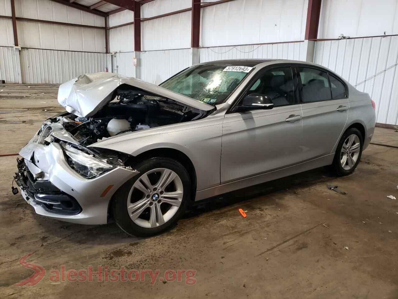 2016 BMW 3 SERIES — VIN WBA8E9C57GK644221
