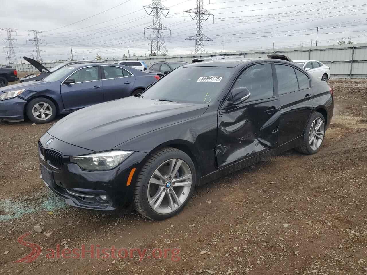 2016 BMW 3 SERIES — VIN WBA8E9C57GK646261