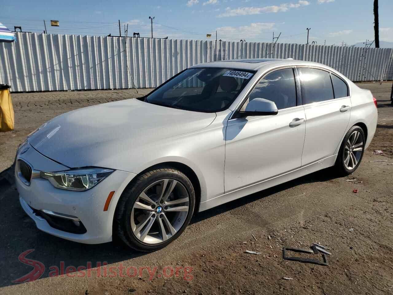 2016 BMW 3 SERIES — VIN WBA8E9G50GNT87105