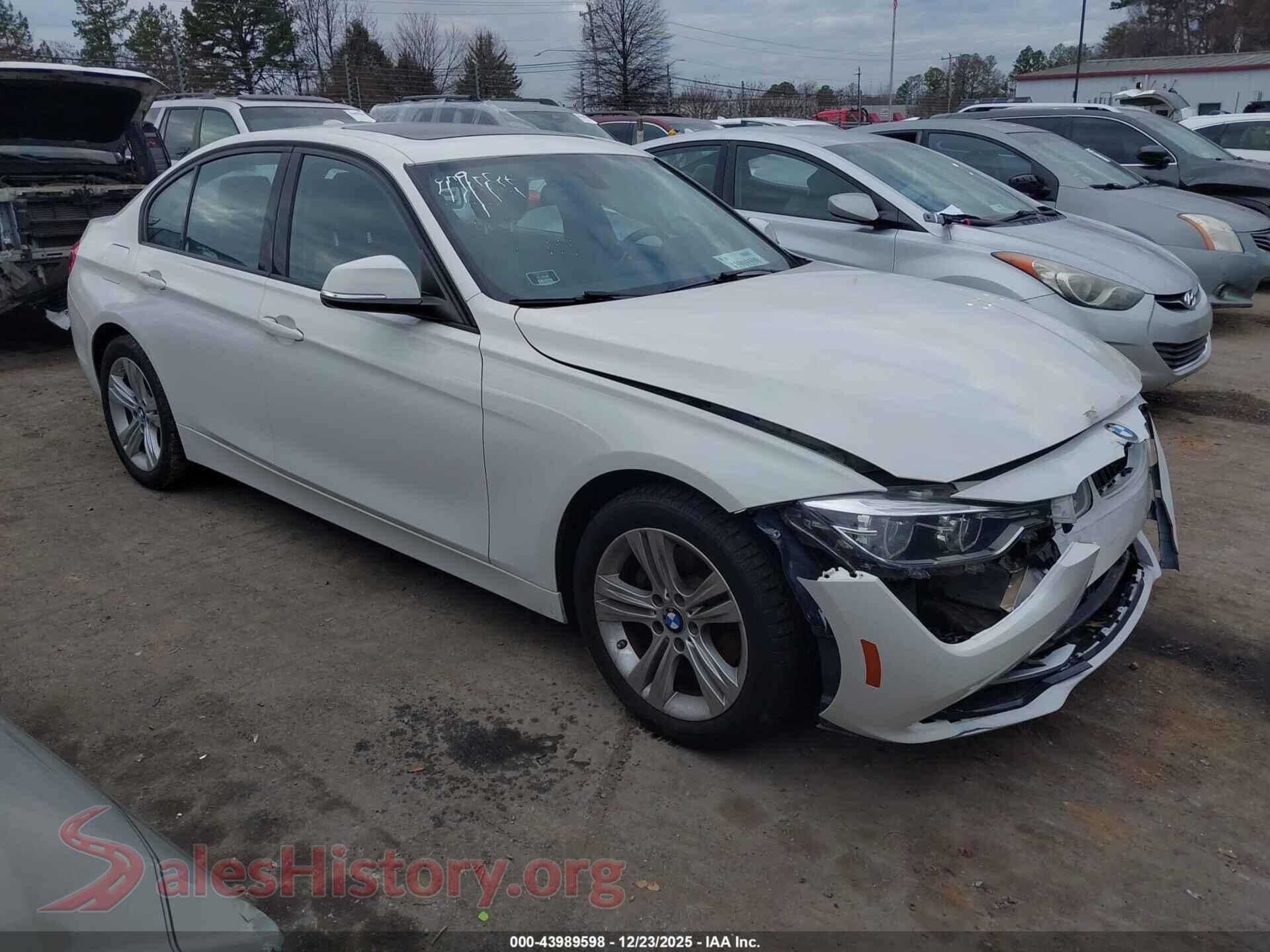 2016 BMW 328I — VIN WBA8E9G52GNT45843