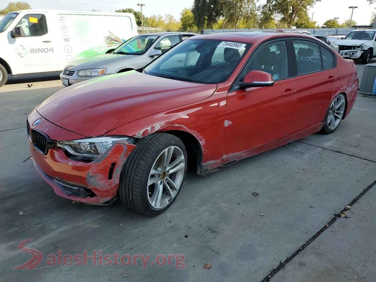 2016 BMW 3 SERIES — VIN WBA8E9G53GNT44507