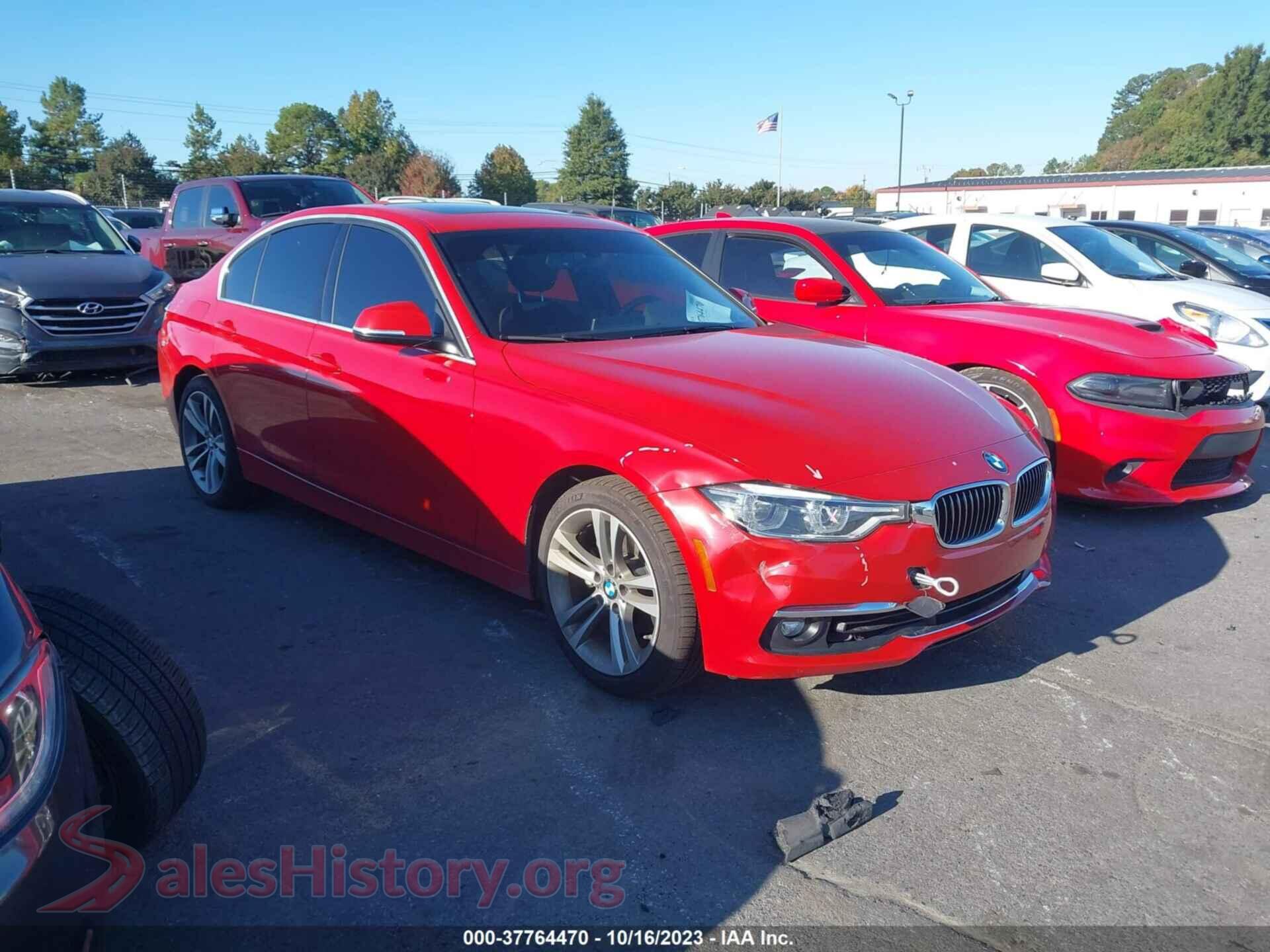 2016 BMW 3 SERIES — VIN WBA8E9G53GNT45902