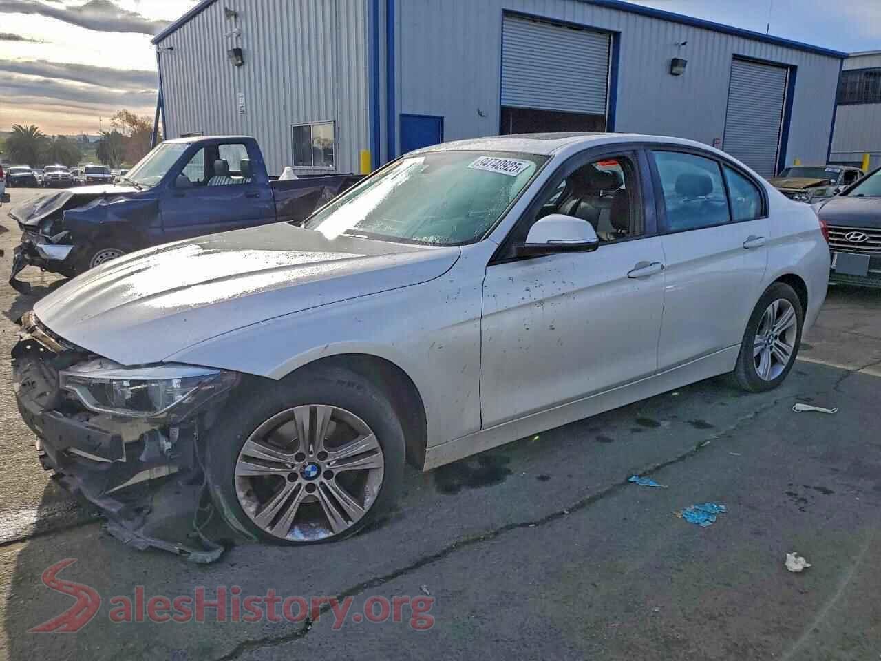 2016 BMW 3 SERIES — VIN WBA8E9G53GNT84490
