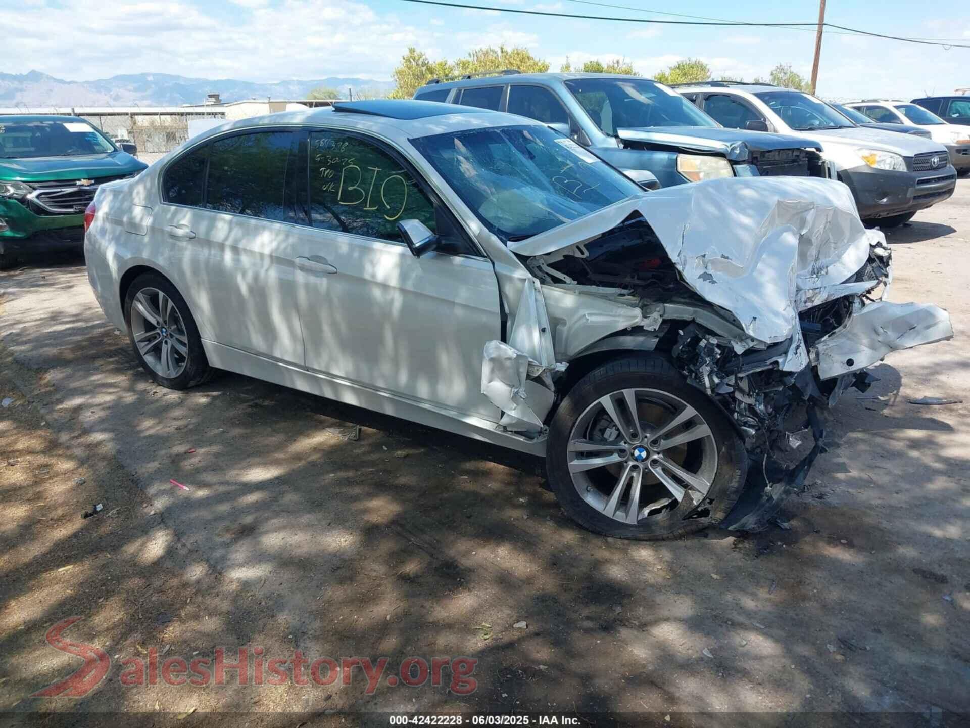 2016 BMW 328I — VIN WBA8E9G54GNT45200