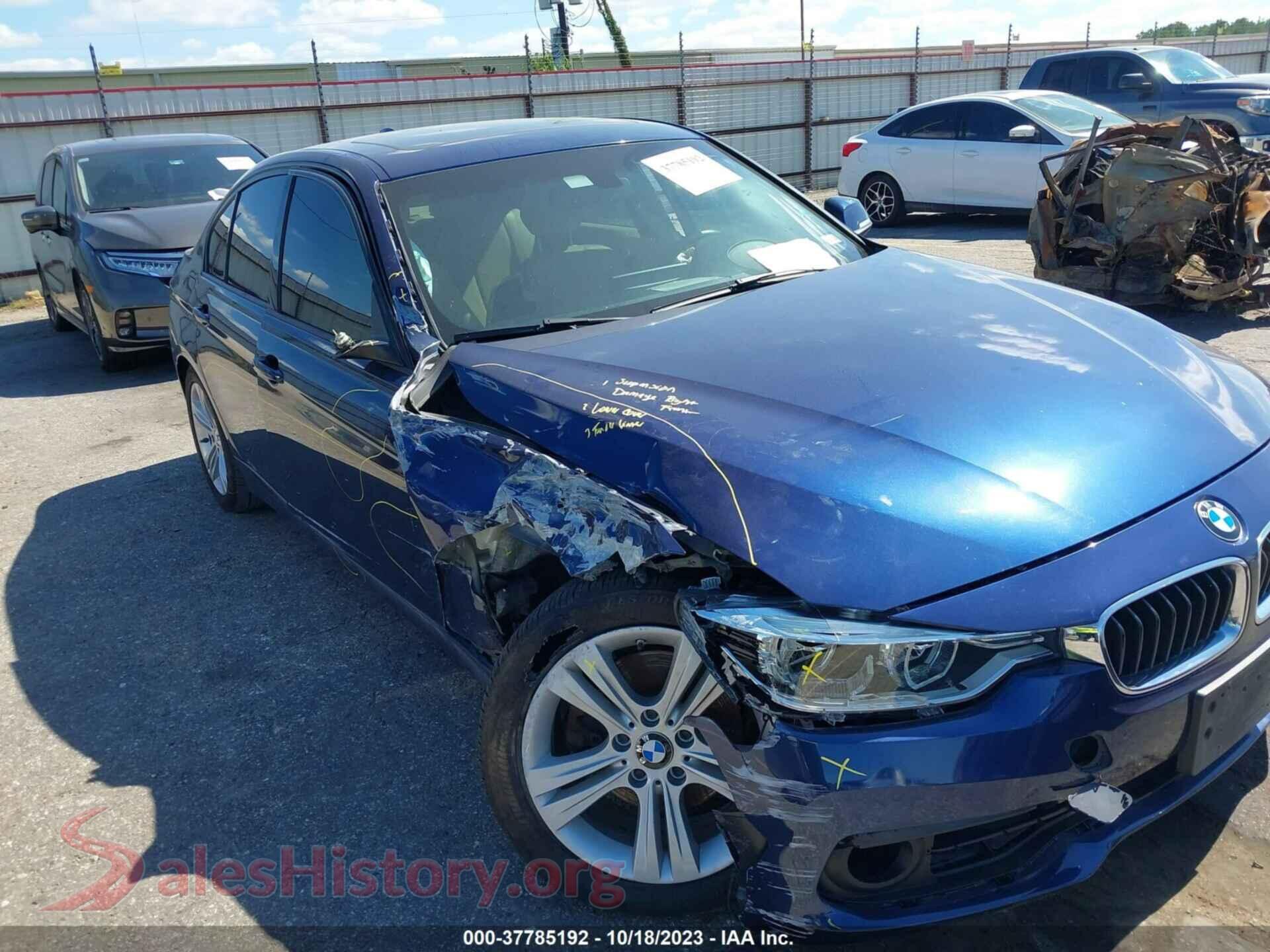 2016 BMW 328I — VIN WBA8E9G57GNT82046
