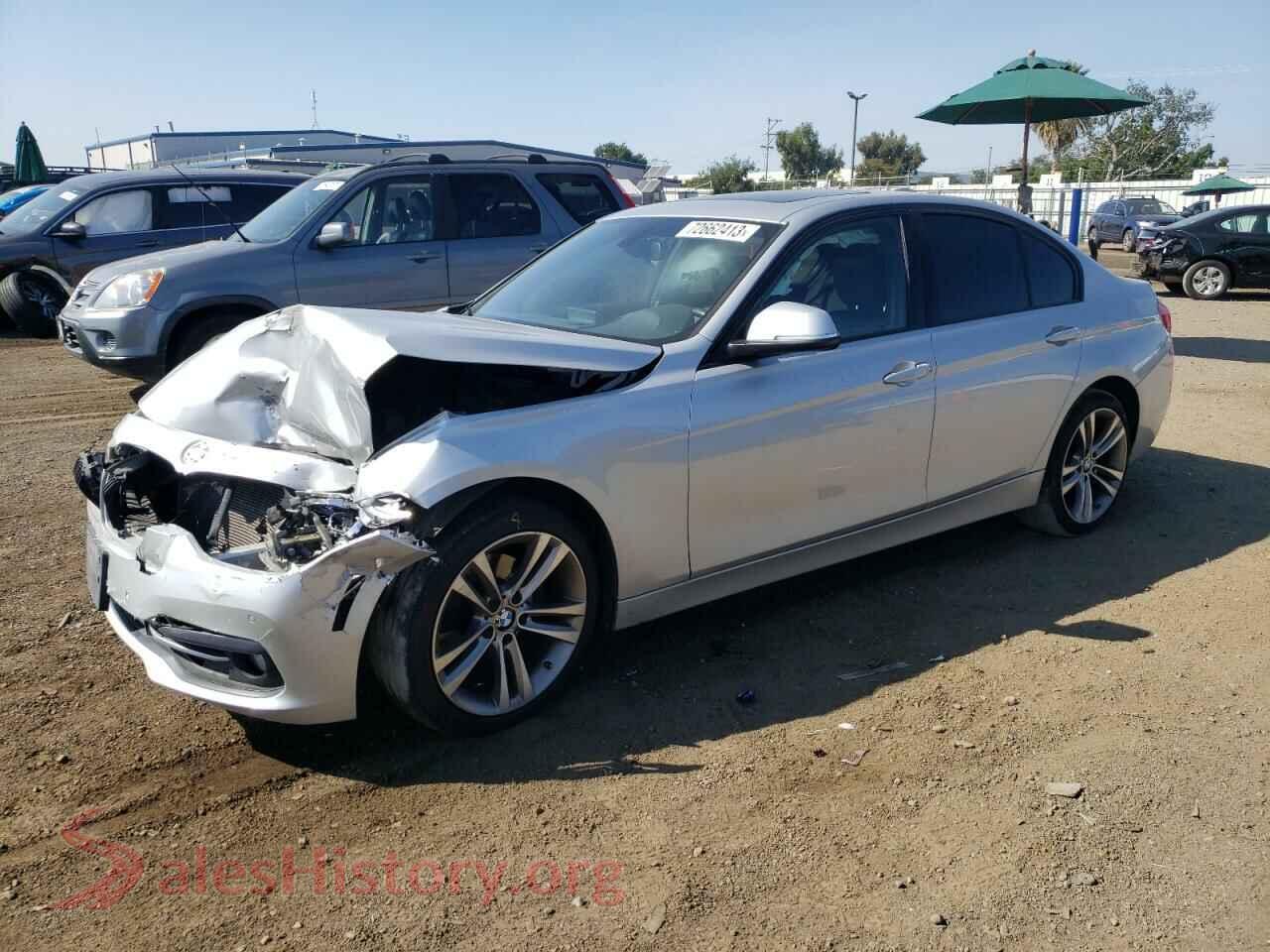 2016 BMW 3 SERIES — VIN WBA8E9G57GNT85660