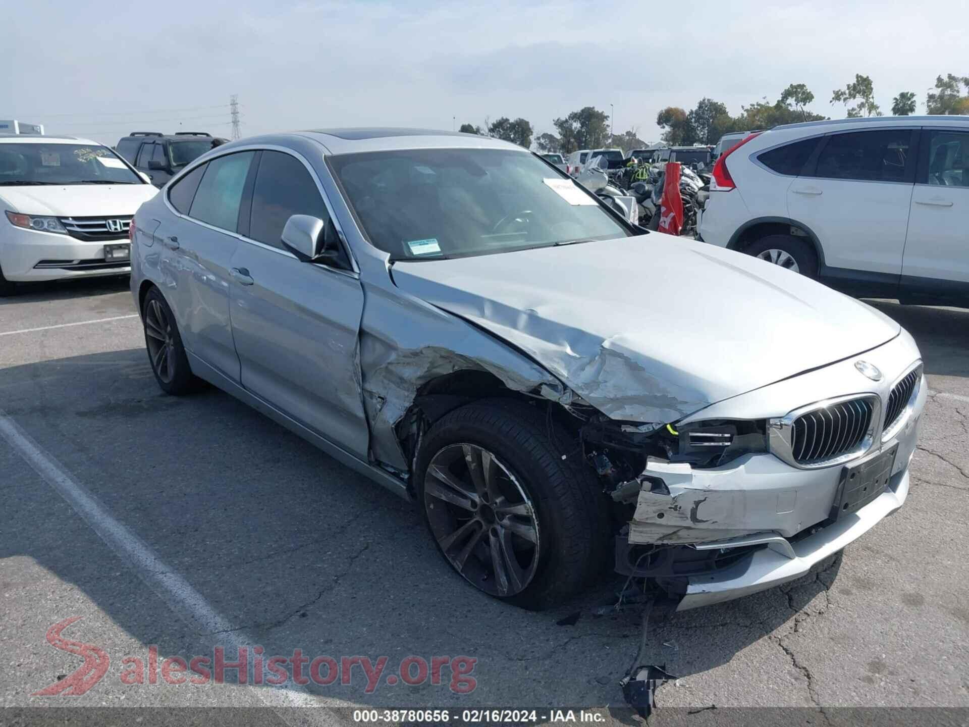 2016 BMW 328I GRAN TURISMO — VIN WBA8Z5C58GG501827