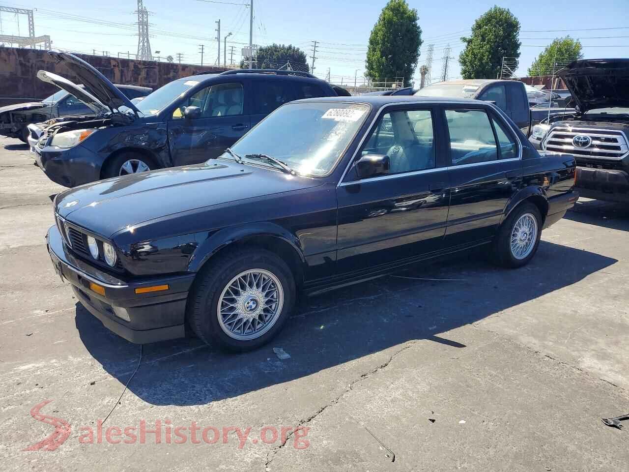 1990 BMW 3 SERIES — VIN WBAAD1316LED12754