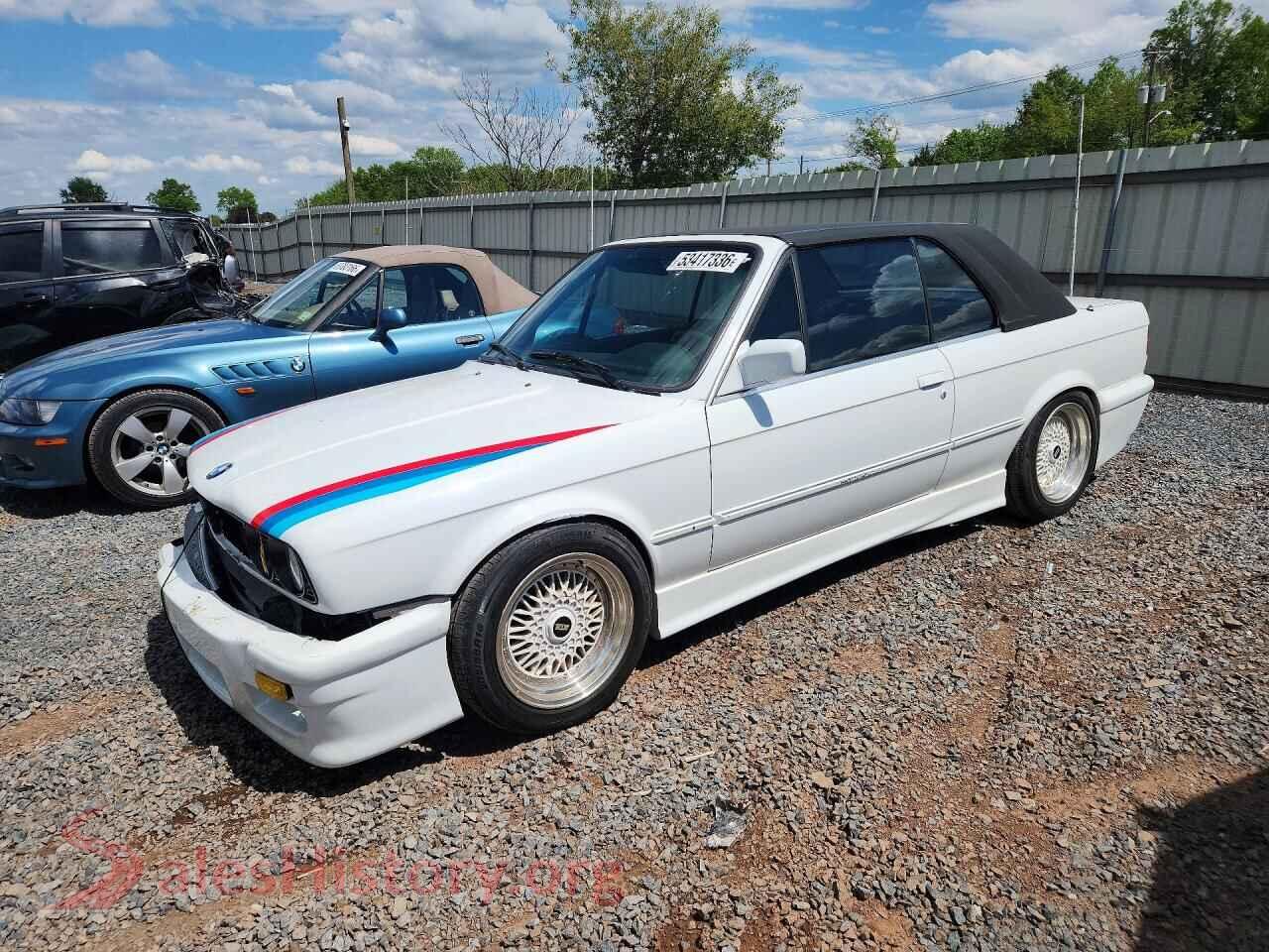 1987 BMW 3 SERIES — VIN WBABB2306H1942485