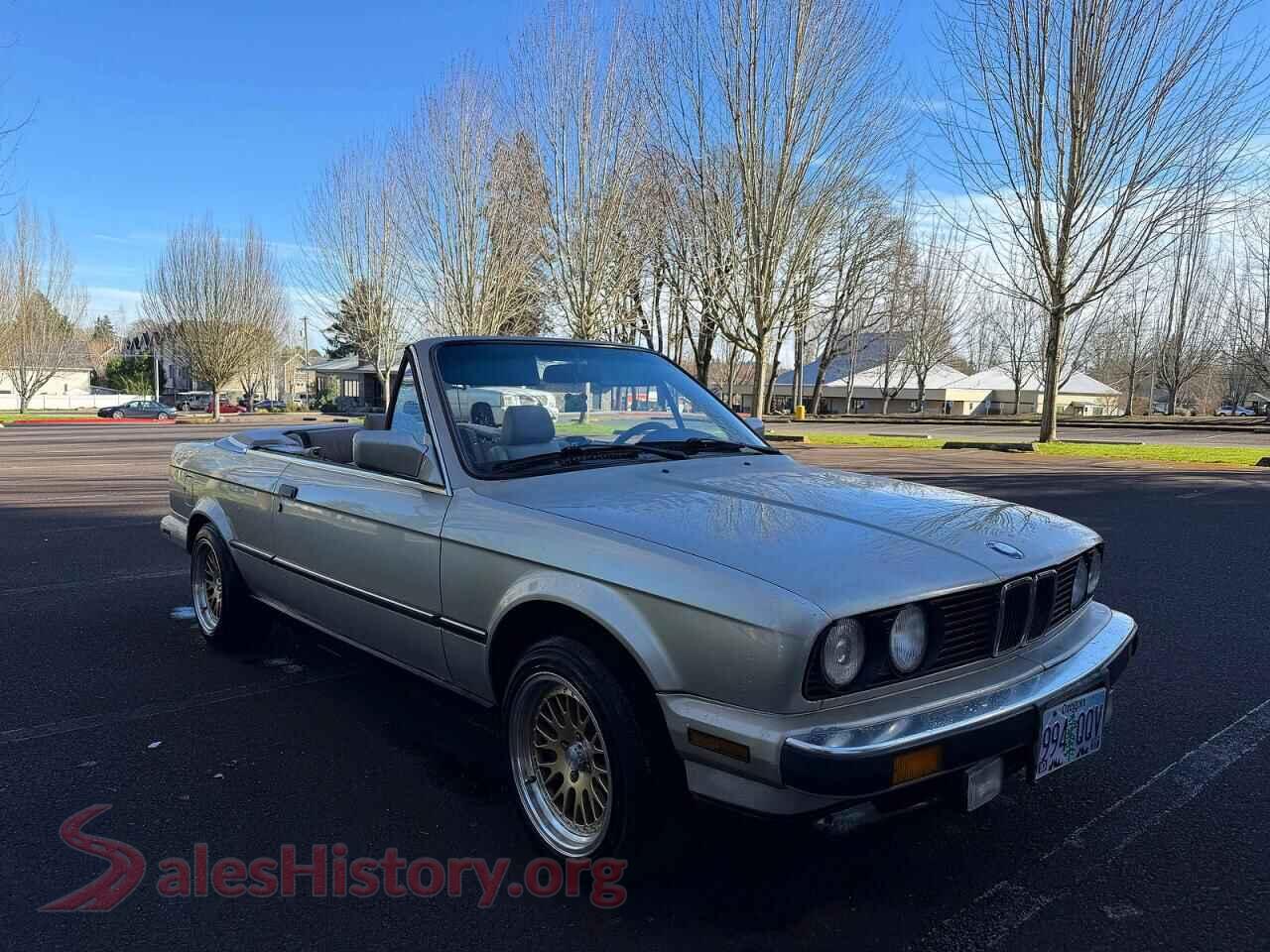 1989 BMW 3 SERIES — VIN WBABB2306K8862232
