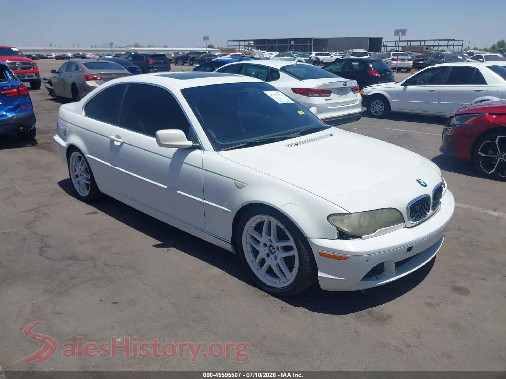2004 BMW 330CI — VIN WBABD53424PL11822