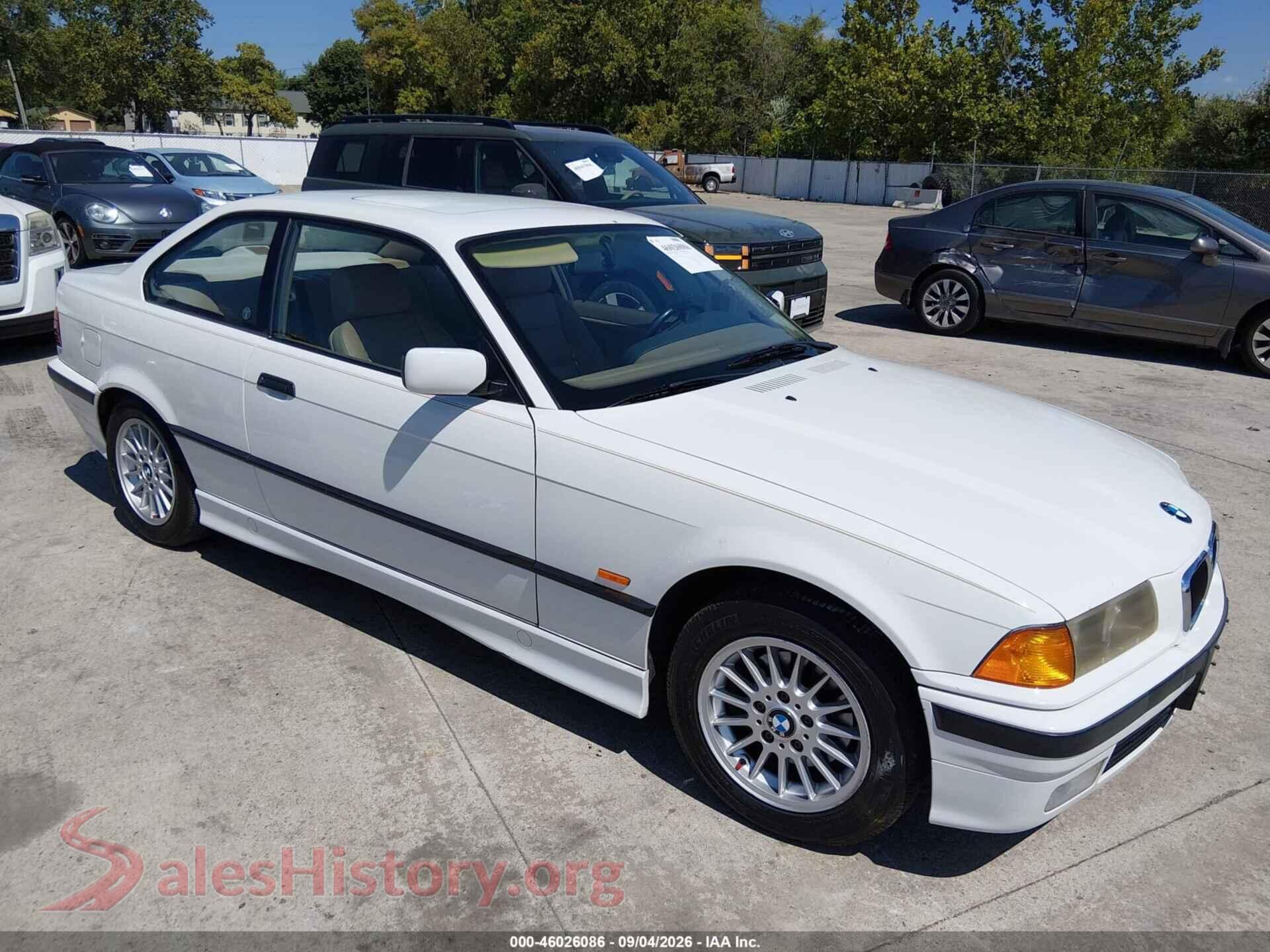 1997 BMW 328IS — VIN WBABG1320VET03827