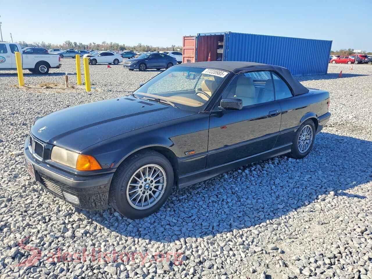 1996 BMW 3 SERIES — VIN WBABH7326TEY00250