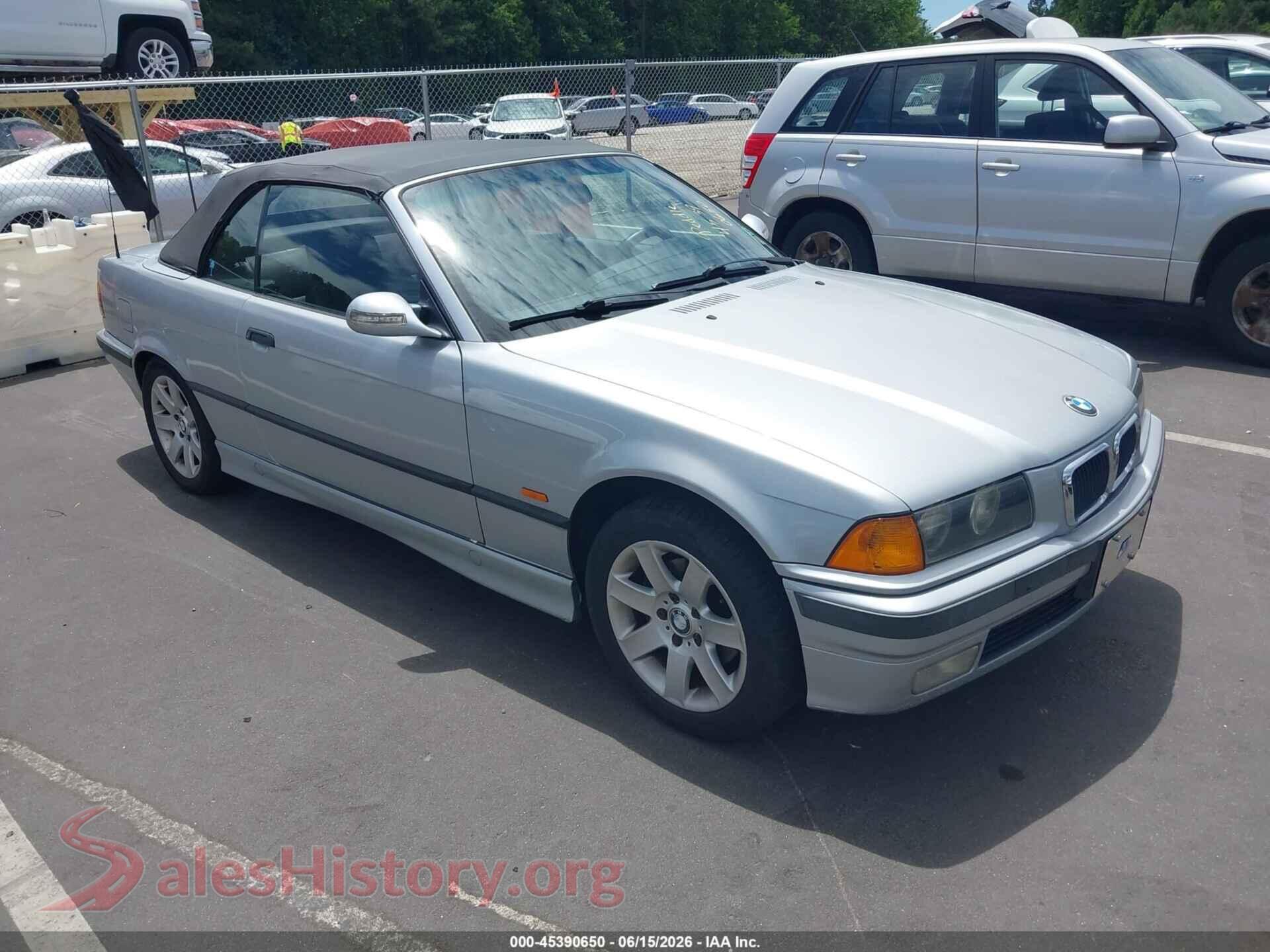 1997 BMW 328IC — VIN WBABK8321VEY86013