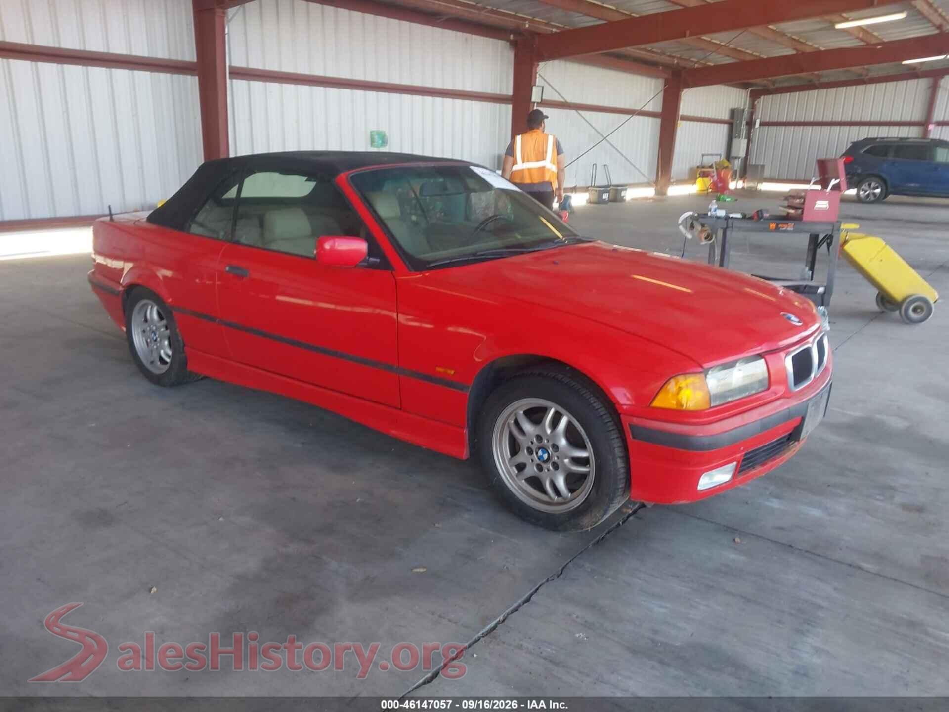 1997 BMW 328IC — VIN WBABK8324VET99727