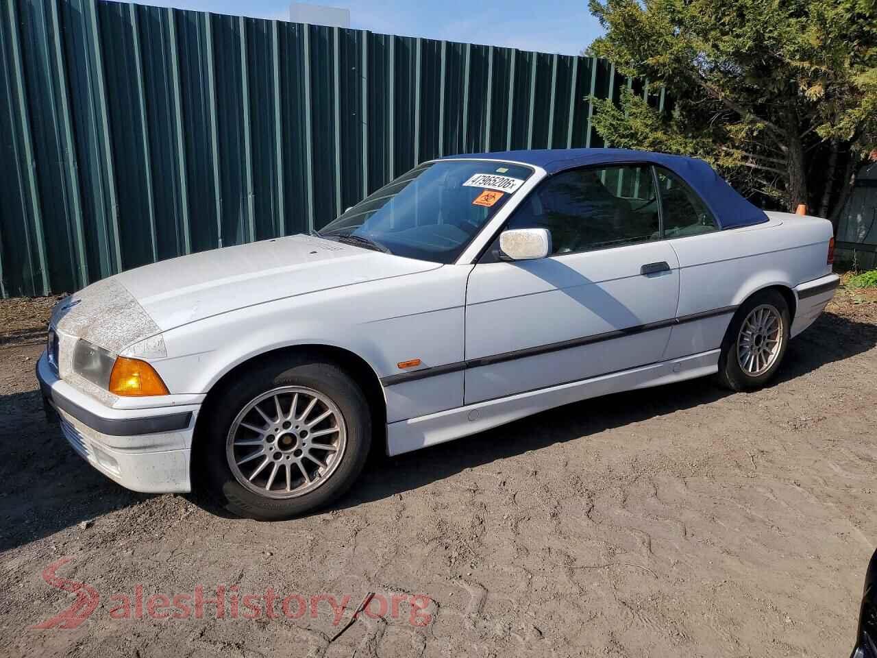 1997 BMW 3 SERIES — VIN WBABK8327VEY85755