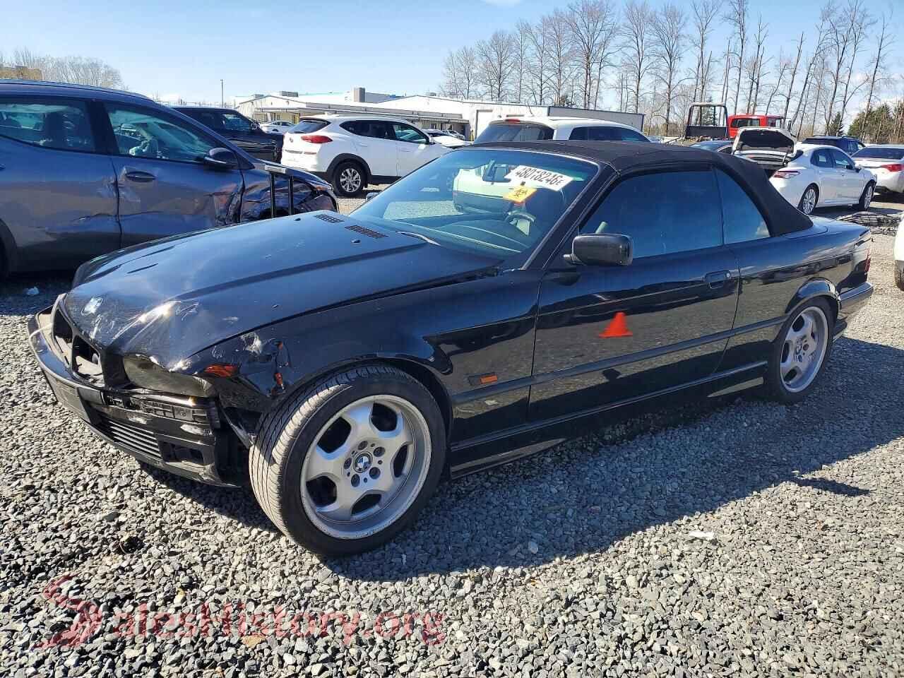 1996 BMW 3 SERIES — VIN WBABK8329TET90390