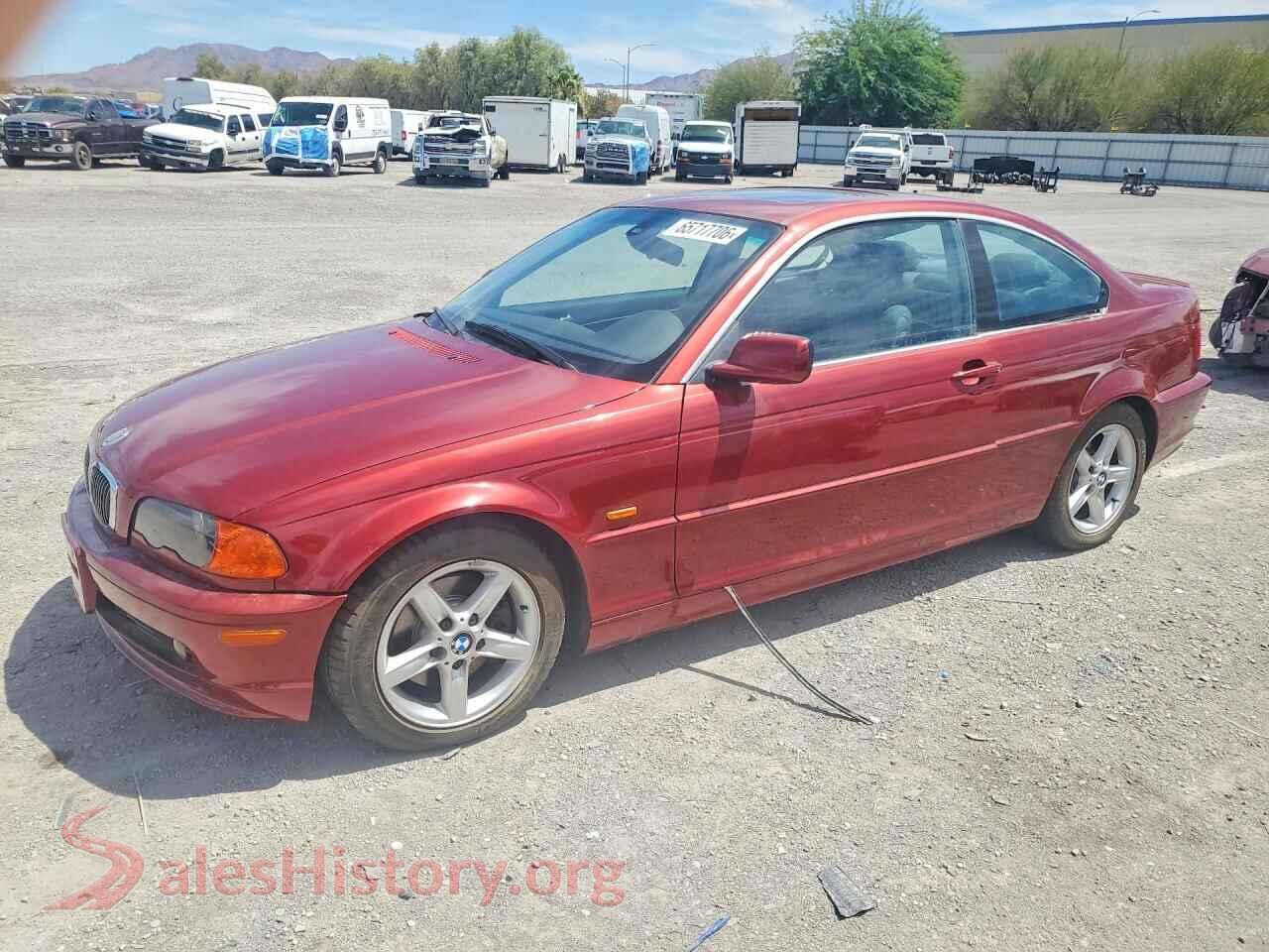 2000 BMW 3 SERIES — VIN WBABM5344YJP03466