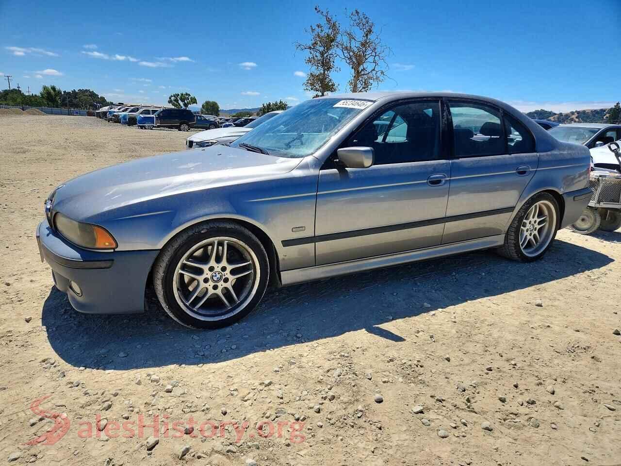 2003 BMW 5 SERIES — VIN WBADN63443GS56591