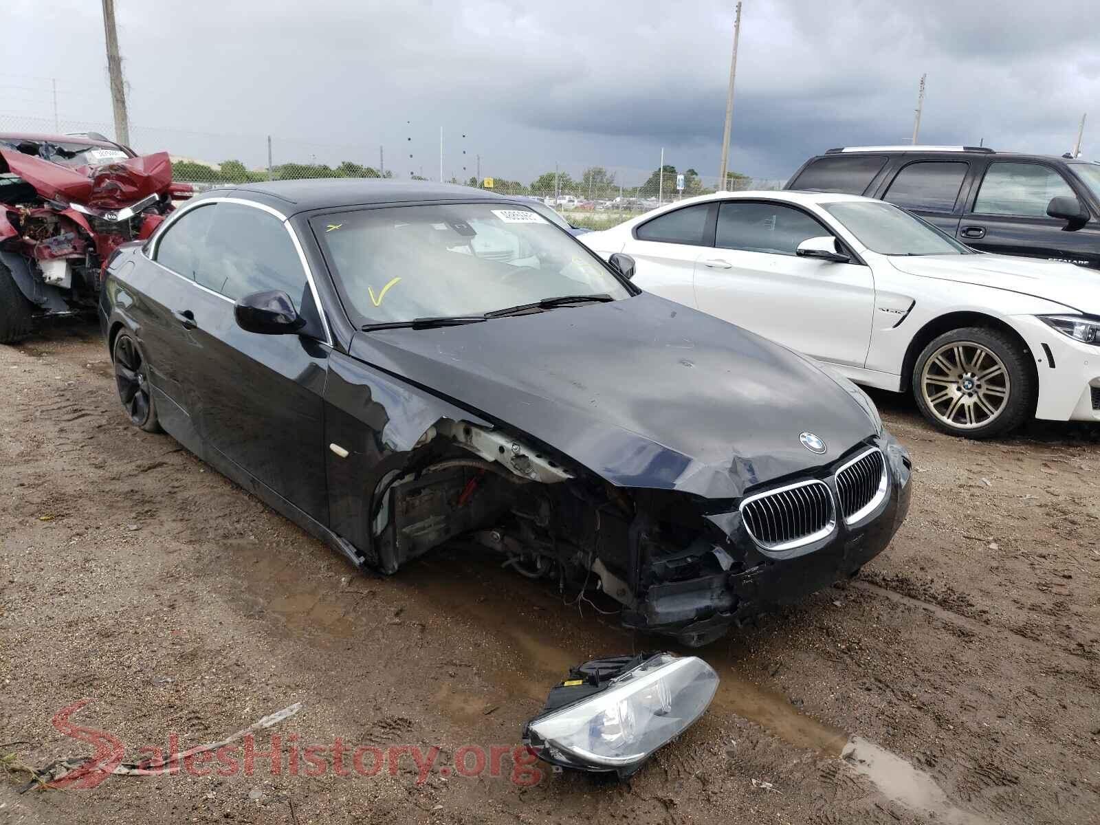 2013 BMW 3 SERIES — VIN WBADW3C52DJ526488