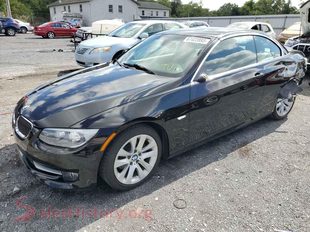 2013 BMW 3 SERIES — VIN WBADW7C58DE733919