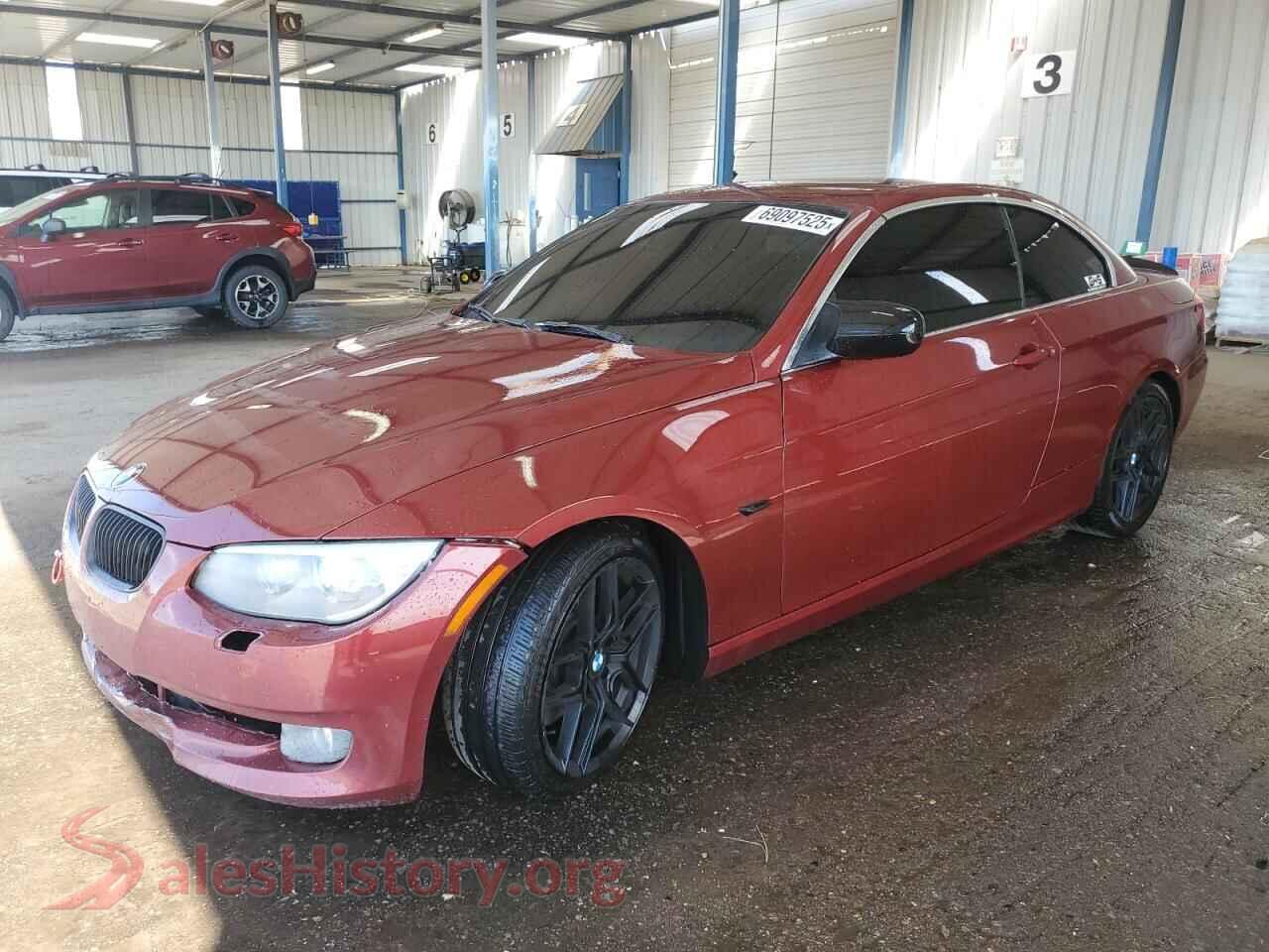2013 BMW 3 SERIES — VIN WBADX7C59DJ589947