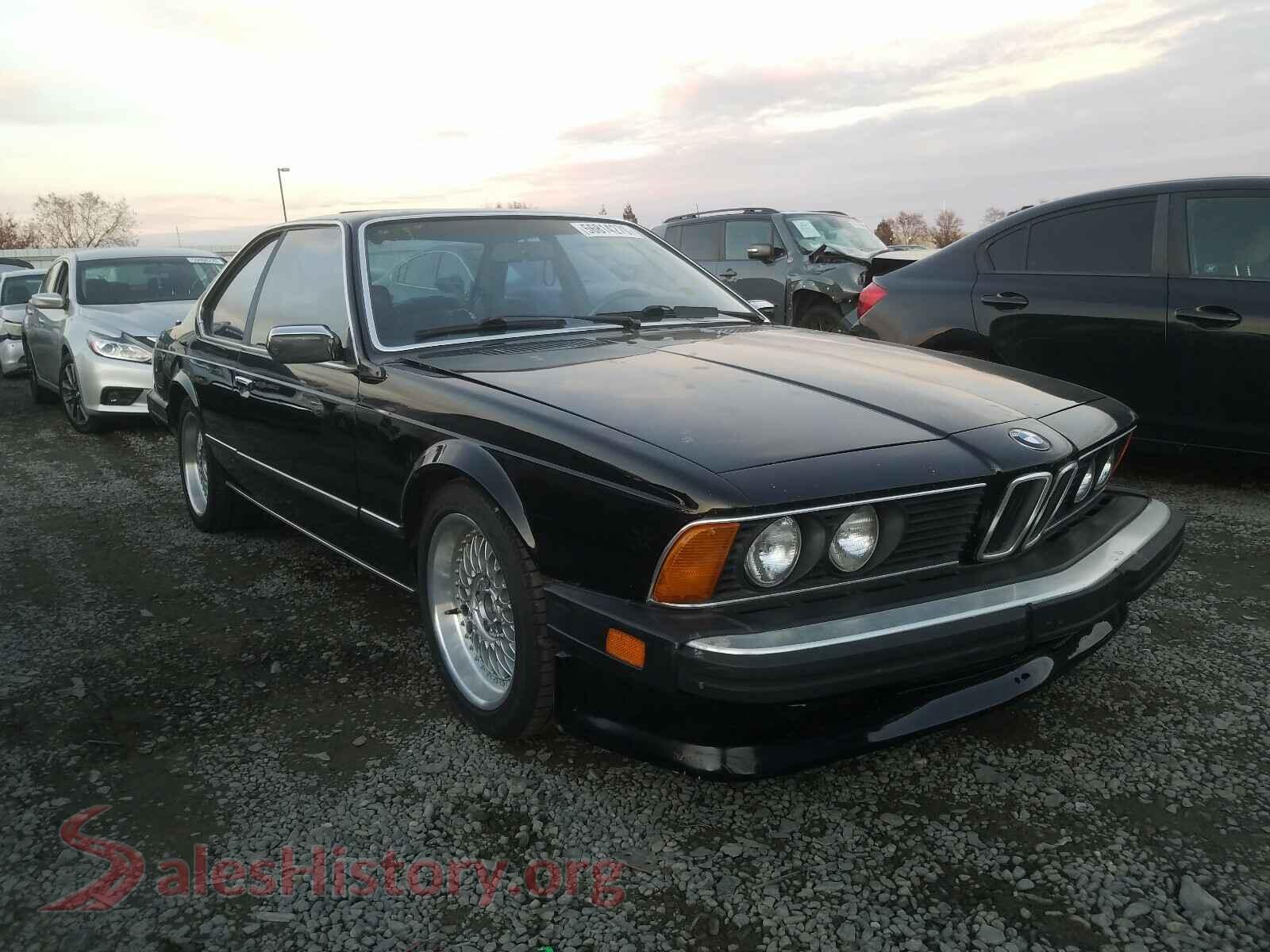 1987 BMW 6 SERIES — VIN WBAEC8404H0614130