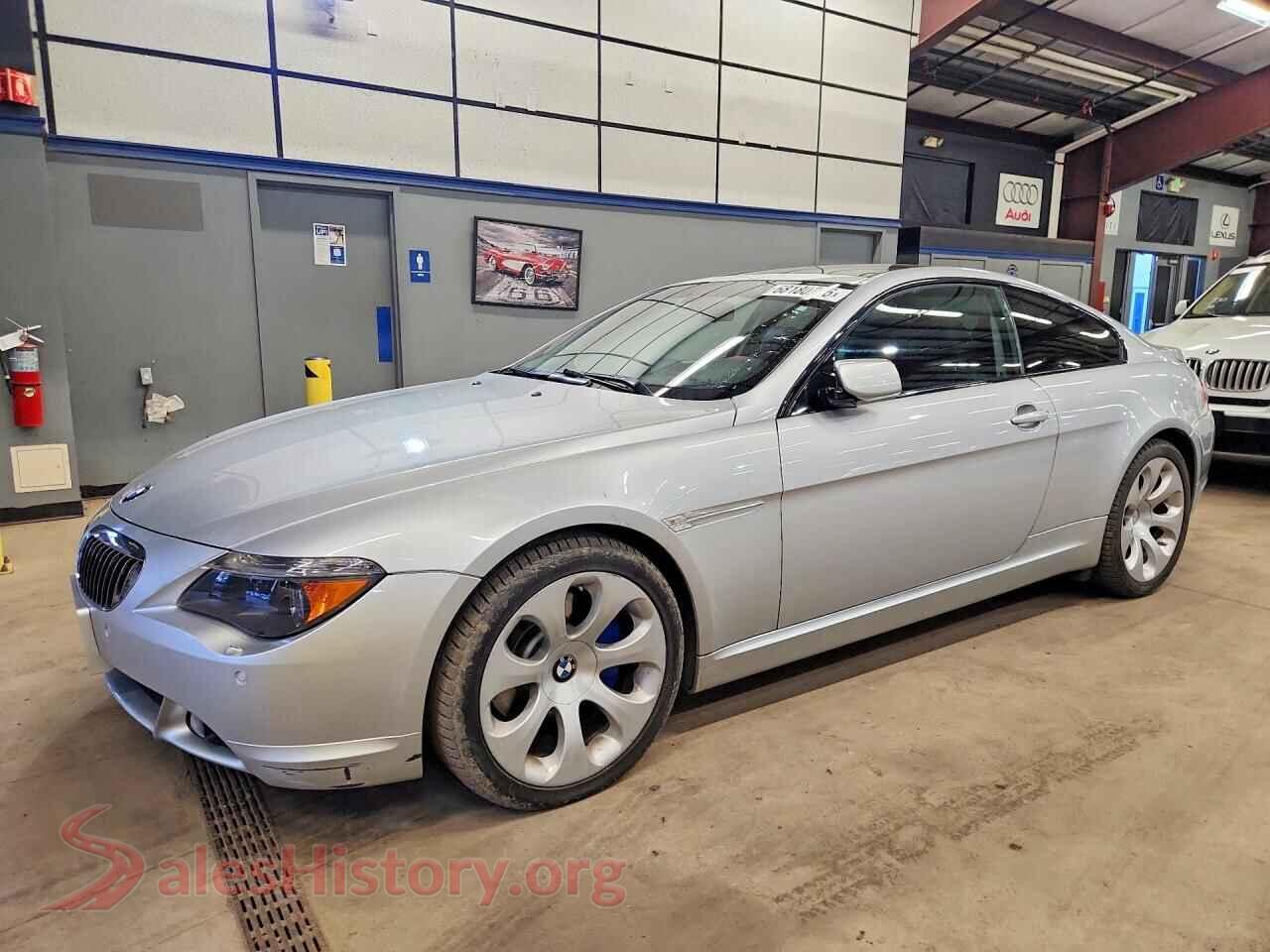 2007 BMW 6 SERIES — VIN WBAEH13577CR52253