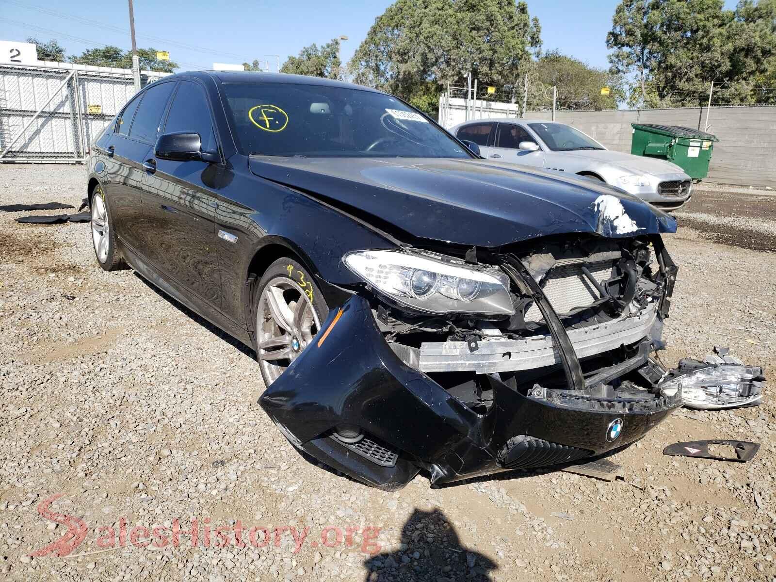 2013 BMW 5 SERIES — VIN WBAFR7C55DC821063