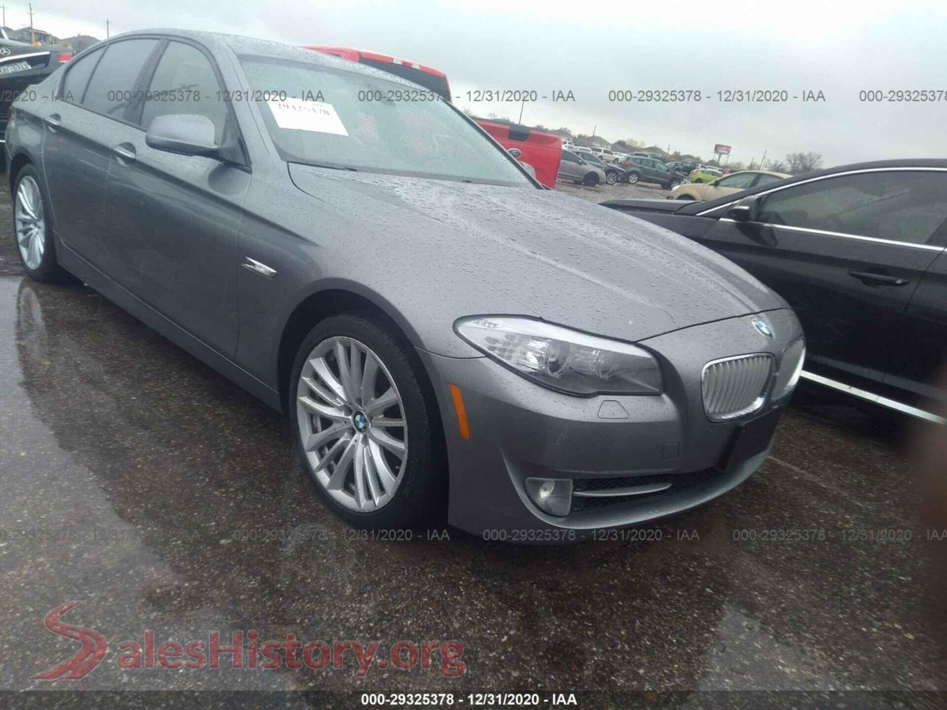 2012 BMW 5 SERIES — VIN WBAFR9C53CDV59161