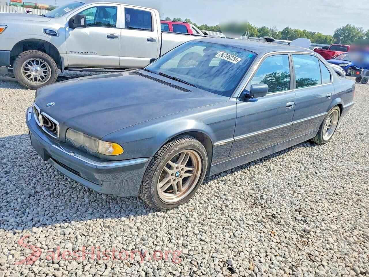 2001 BMW 7 SERIES — VIN WBAGH83421DP27992