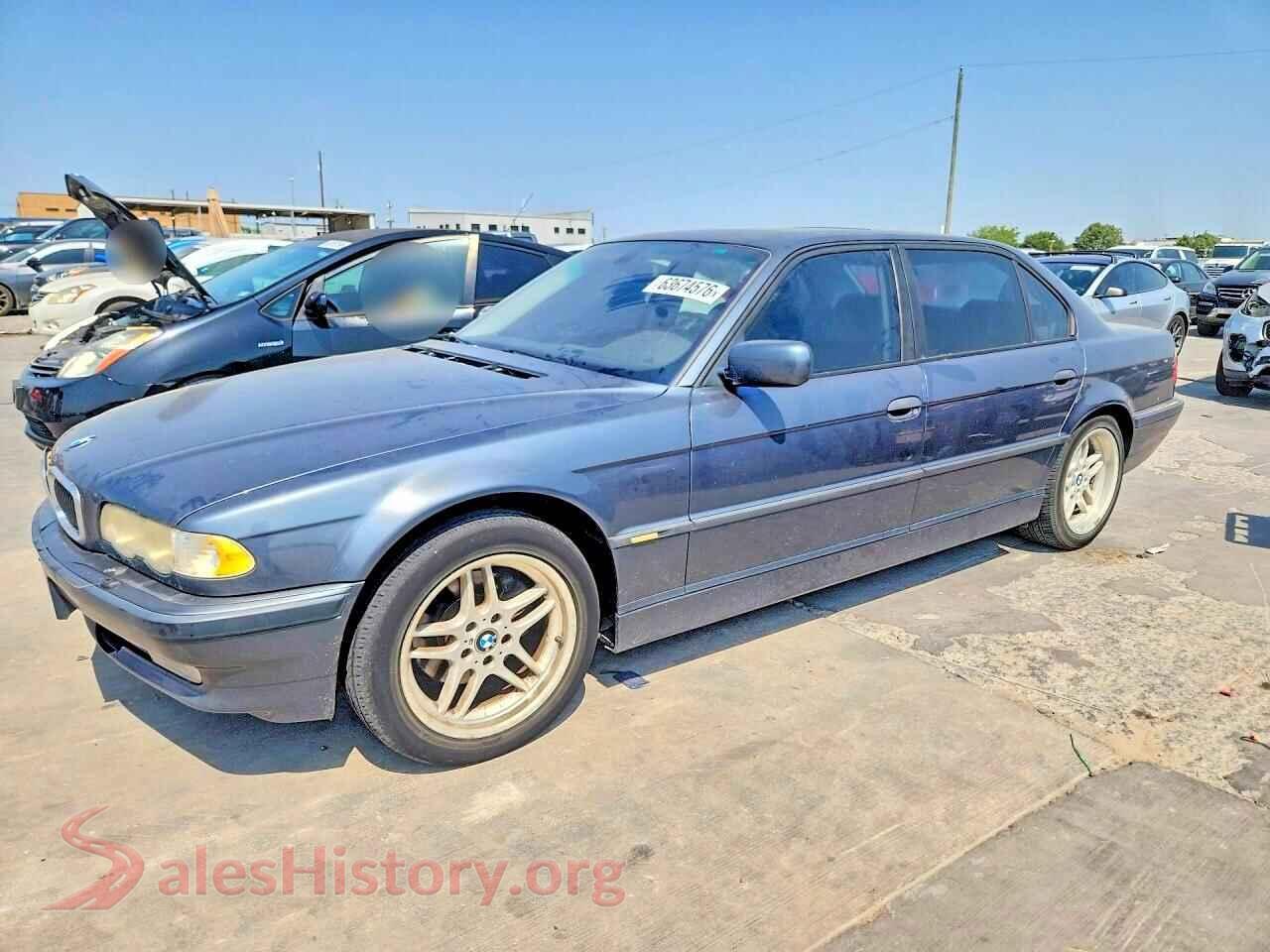 2001 BMW 7 SERIES — VIN WBAGH834X1DP18182