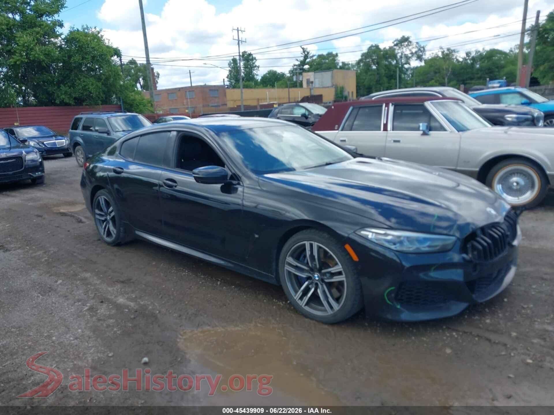2021 BMW 840I GRAN COUPE — VIN WBAGV4C01MCG46221
