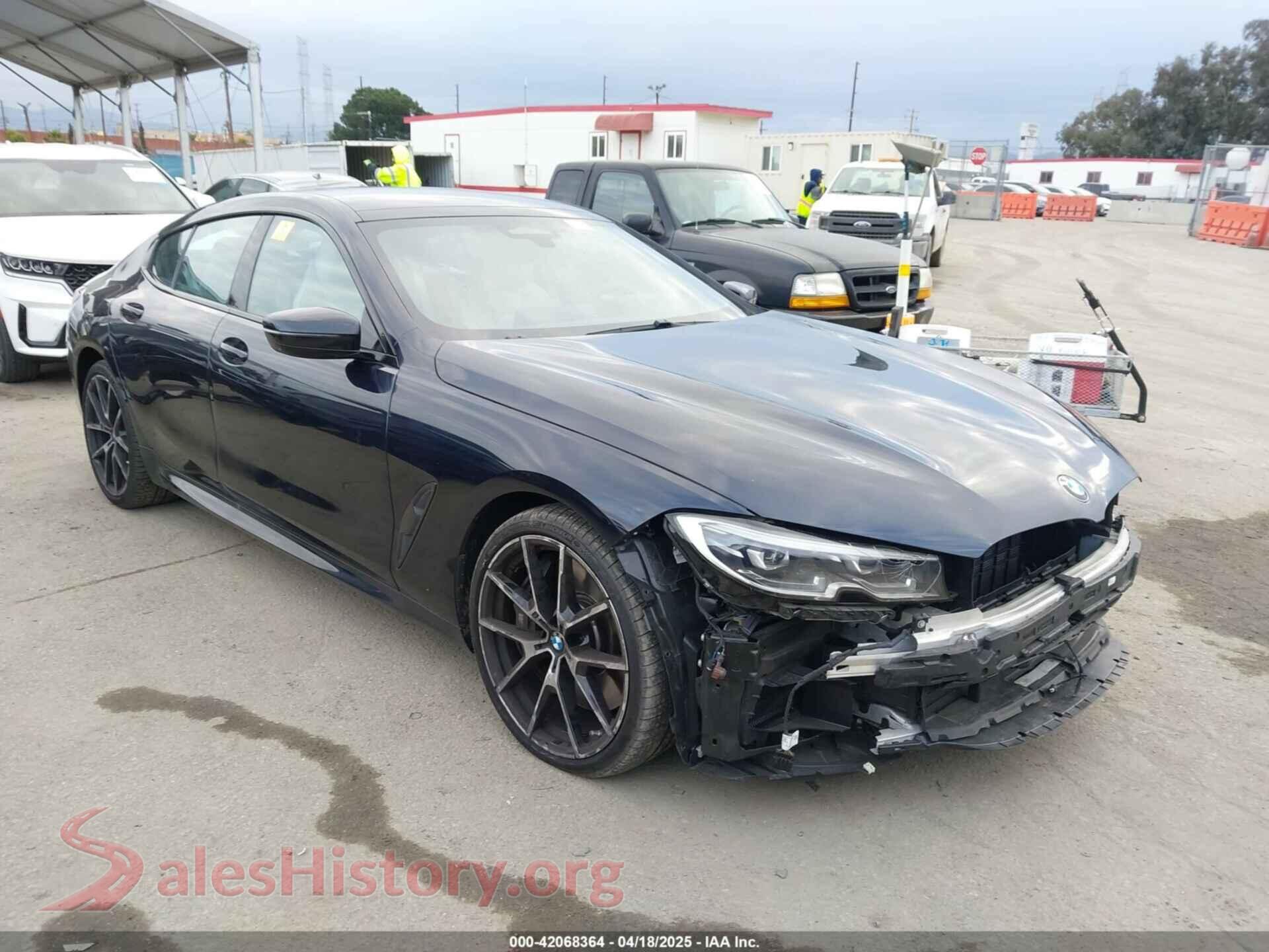 2024 BMW M850I GRAN COUPE — VIN WBAGV8C02RCR25432