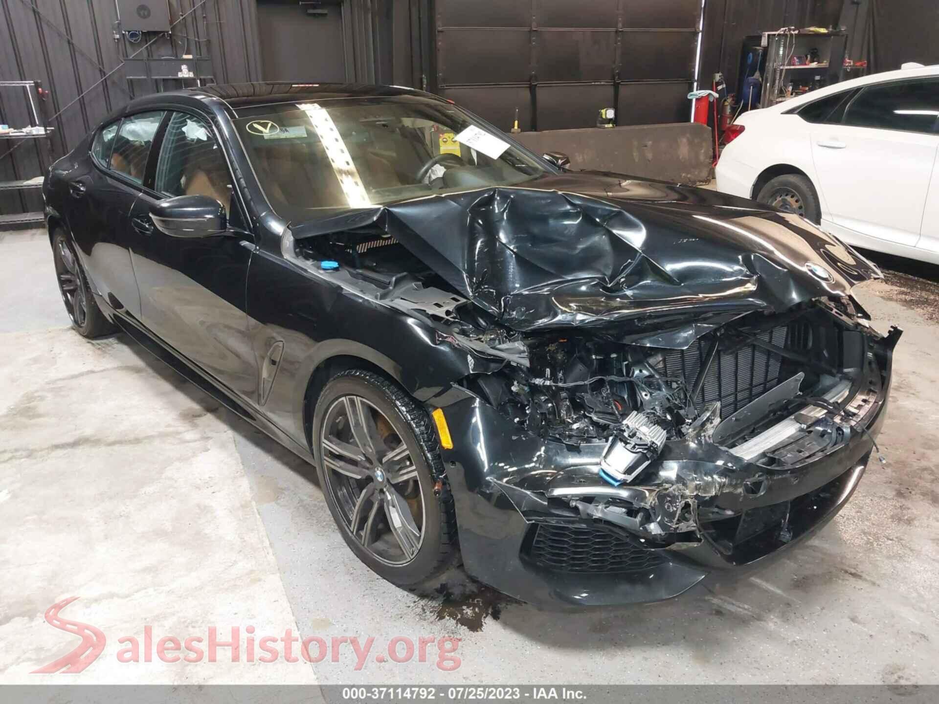 2022 BMW 8 SERIES — VIN WBAGV8C07NCH48387
