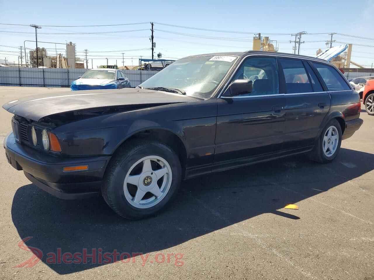 1992 BMW 5 SERIES — VIN WBAHJ6313NGD21472