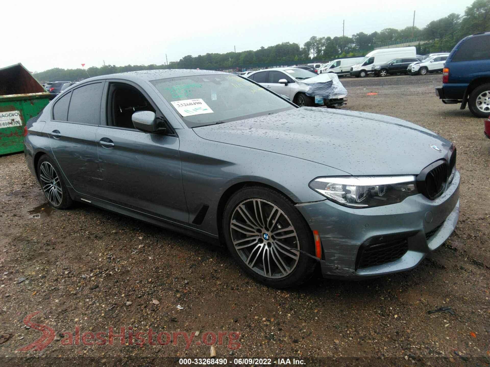2019 BMW 5 SERIES — VIN WBAJA5C5XKG900921