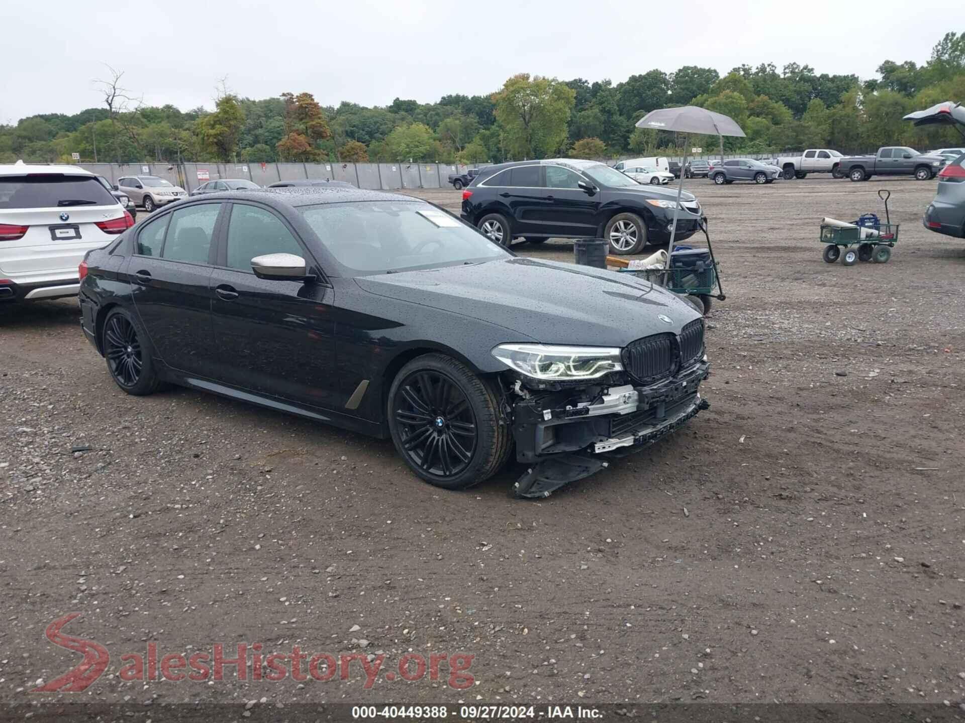 2019 BMW M550I — VIN WBAJB9C53KB287641