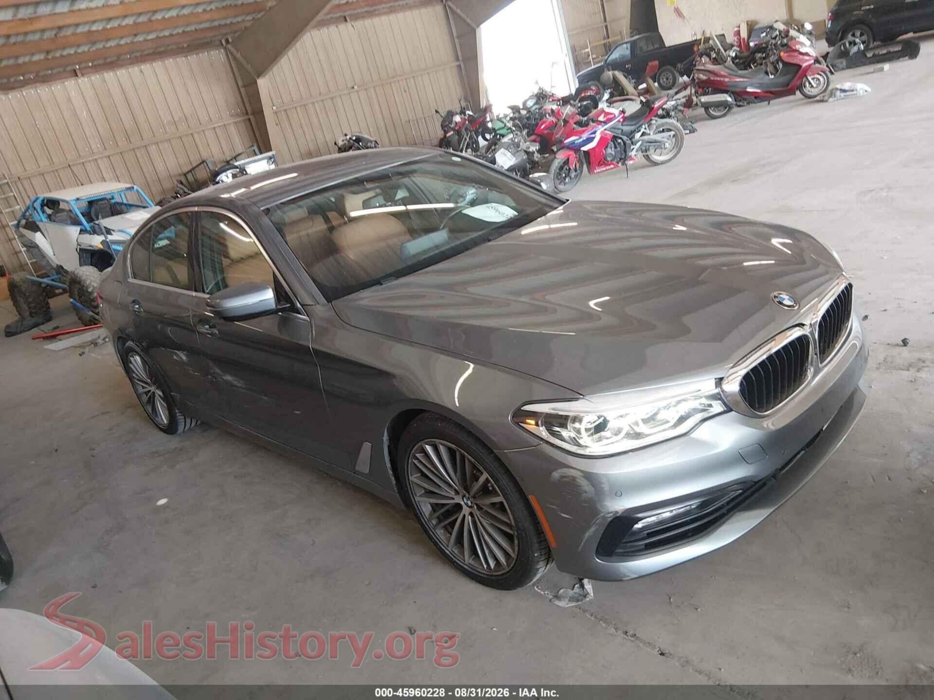 2018 BMW 540I — VIN WBAJE5C55JWA95485