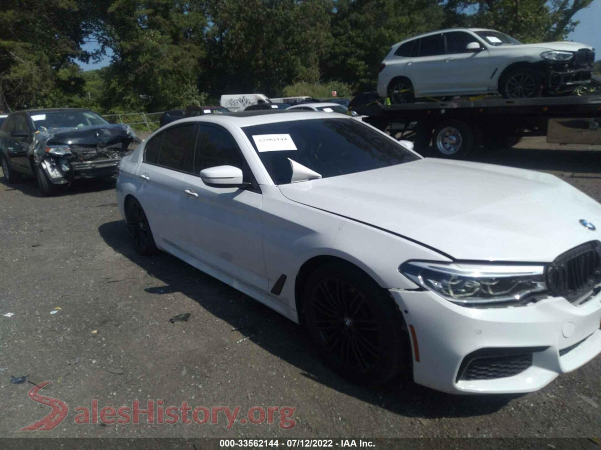 2017 BMW 5 SERIES — VIN WBAJE7C33HG888215