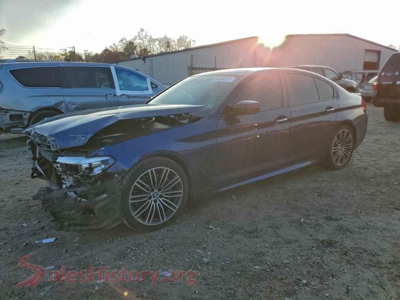 2018 BMW 5 SERIES — VIN WBAJE7C55JWC57403
