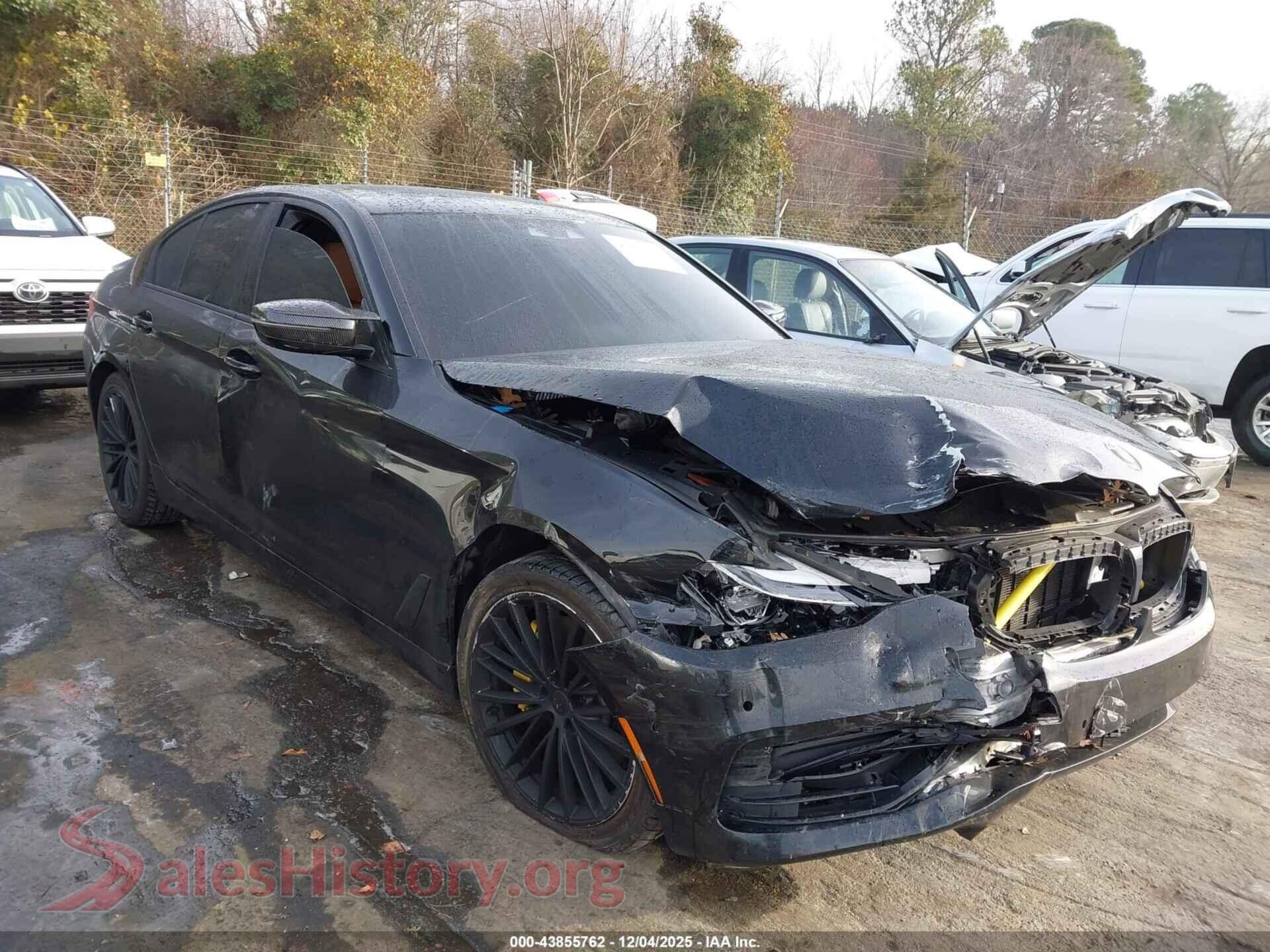 2019 BMW 540I — VIN WBAJE7C55KG893022