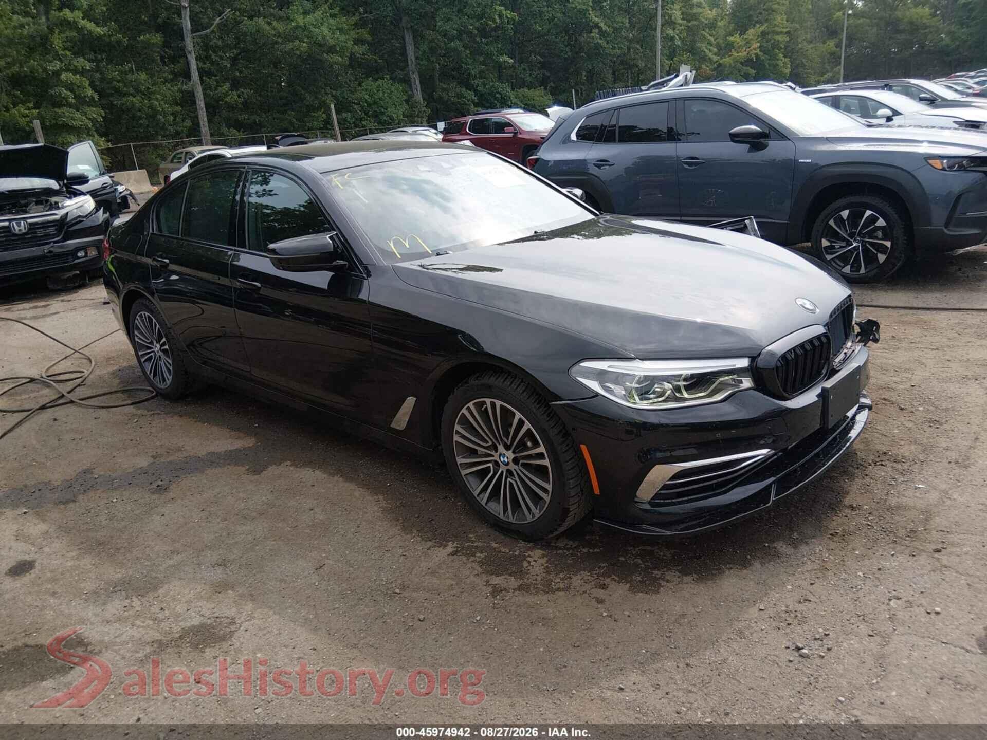 2019 BMW 540I — VIN WBAJE7C57KWD55446