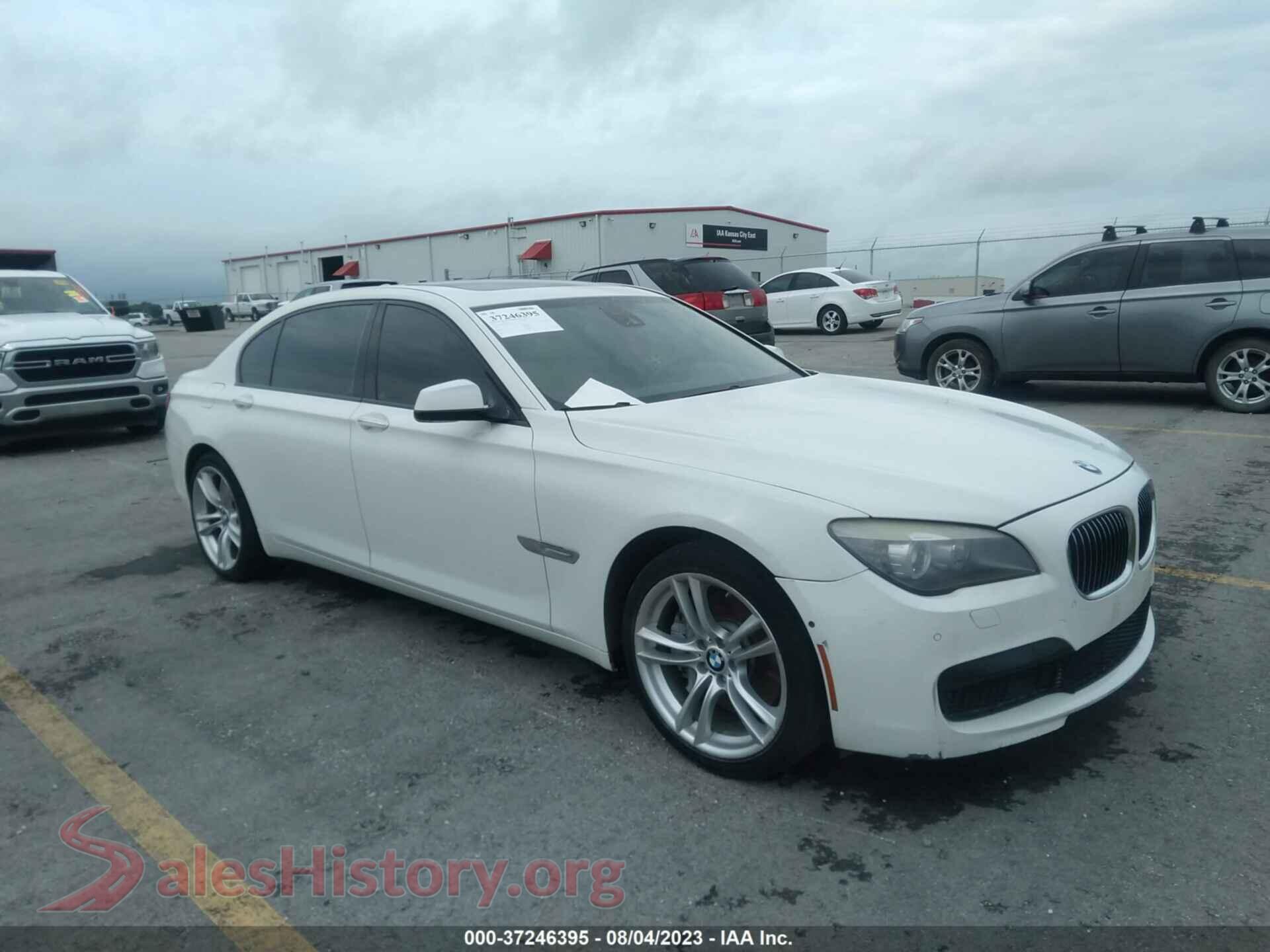 2012 BMW 7 SERIES — VIN WBAKB8C5XCC962878