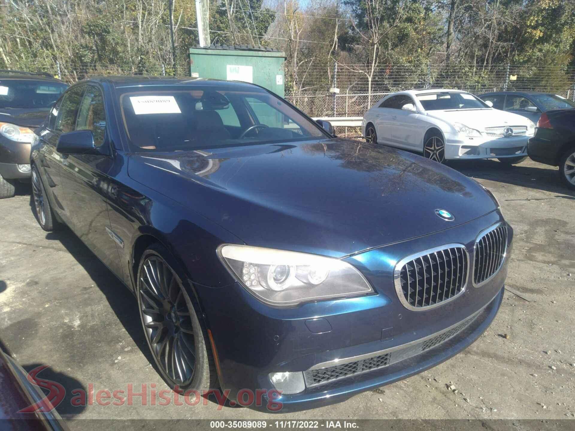 2012 BMW 7 SERIES — VIN WBAKC6C57CC396048
