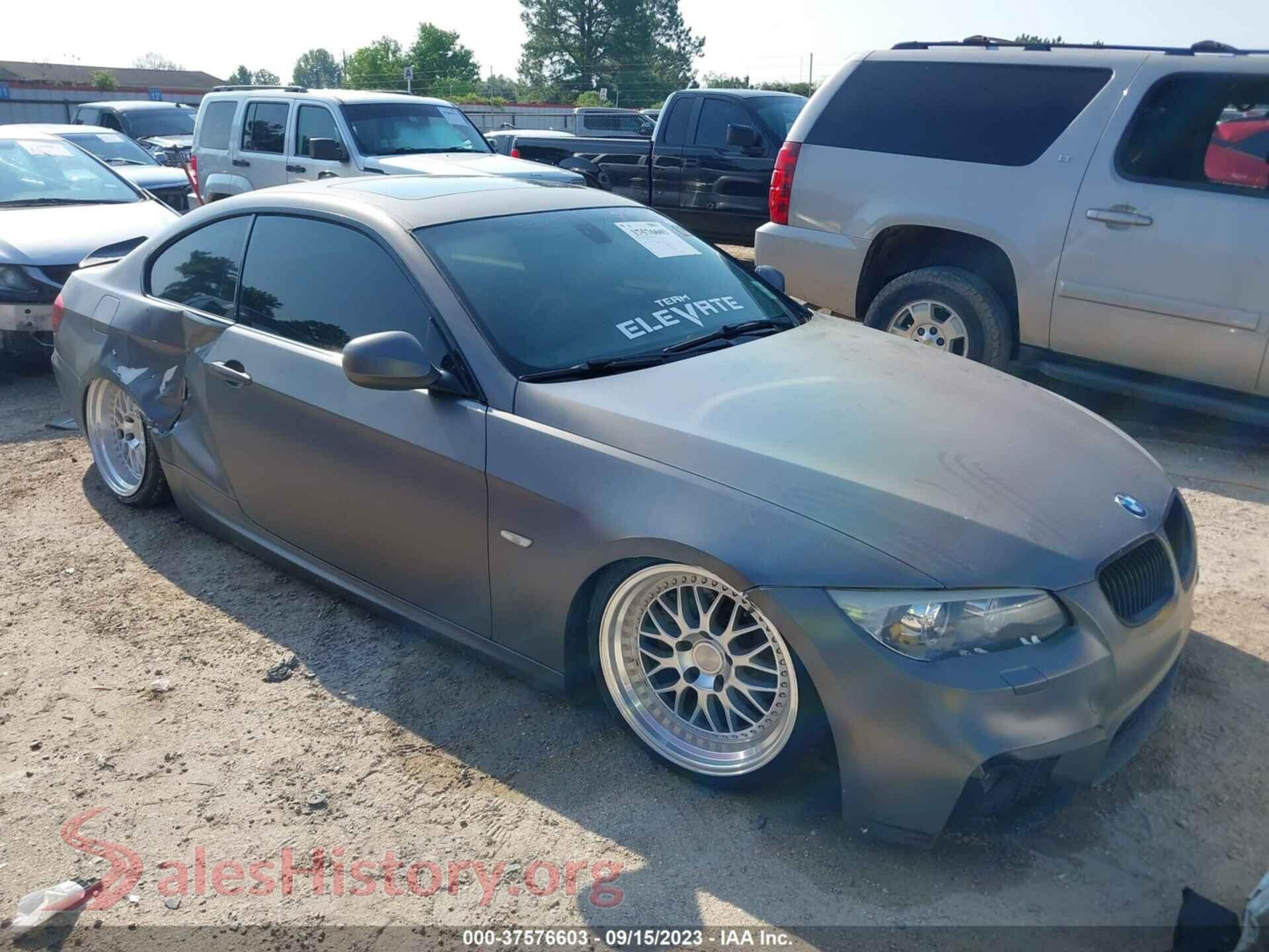 2013 BMW 3 SERIES — VIN WBAKE3C55DE771160