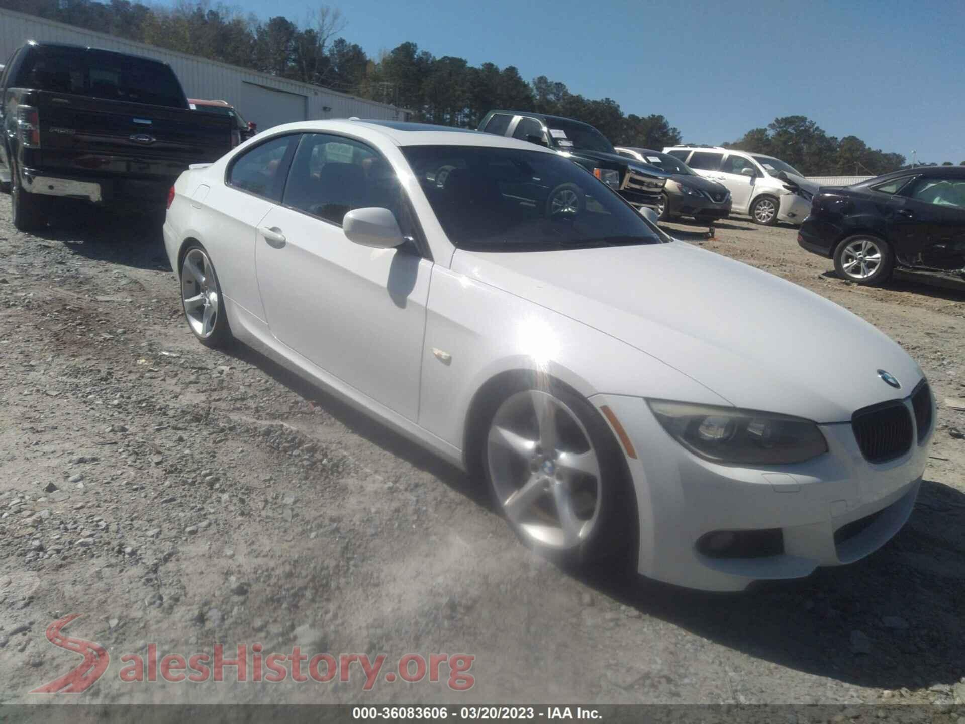 2012 BMW 3 SERIES — VIN WBAKG7C51CE802873