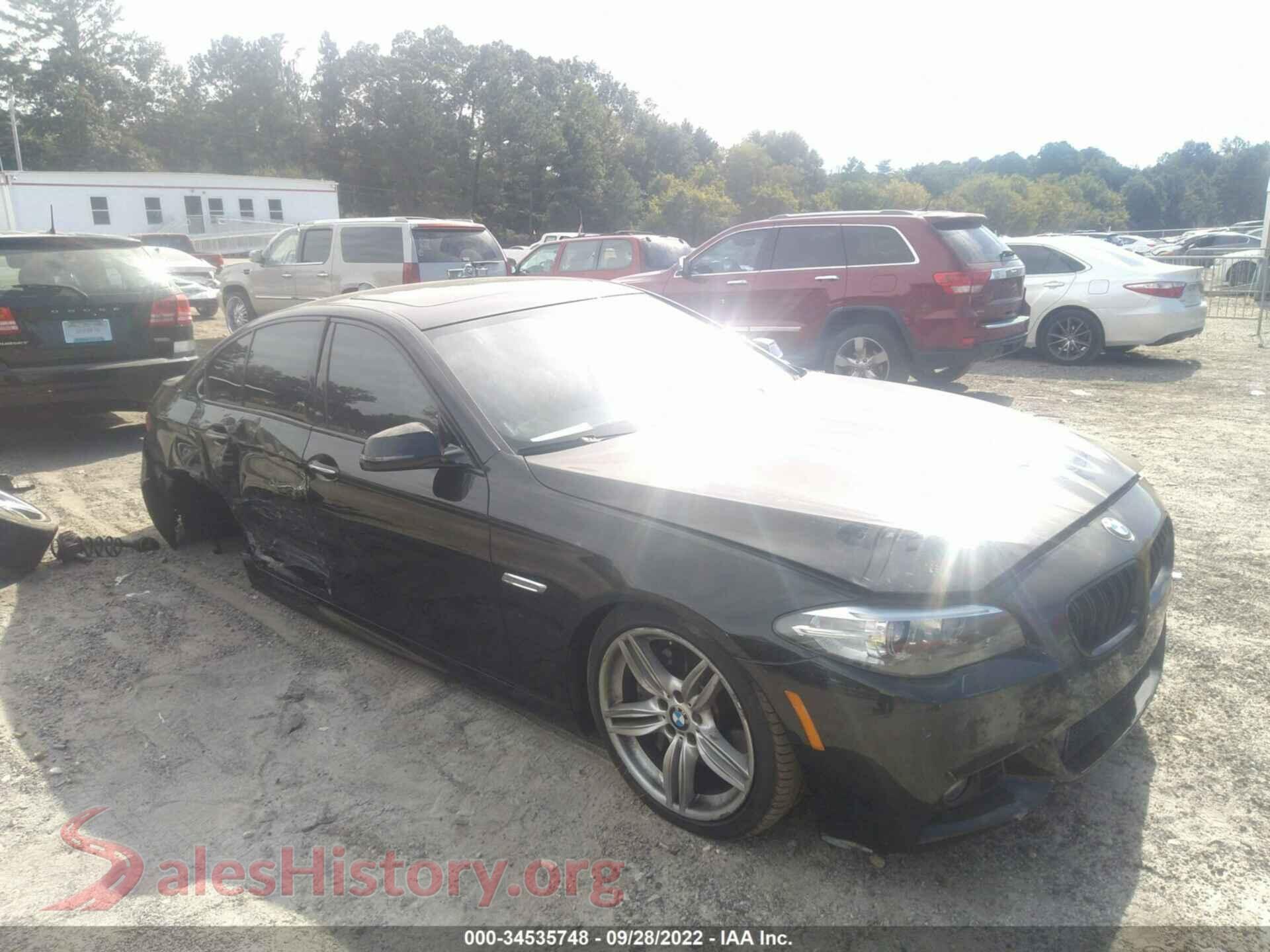 2014 BMW 5 SERIES — VIN WBAKN9C50ED682235