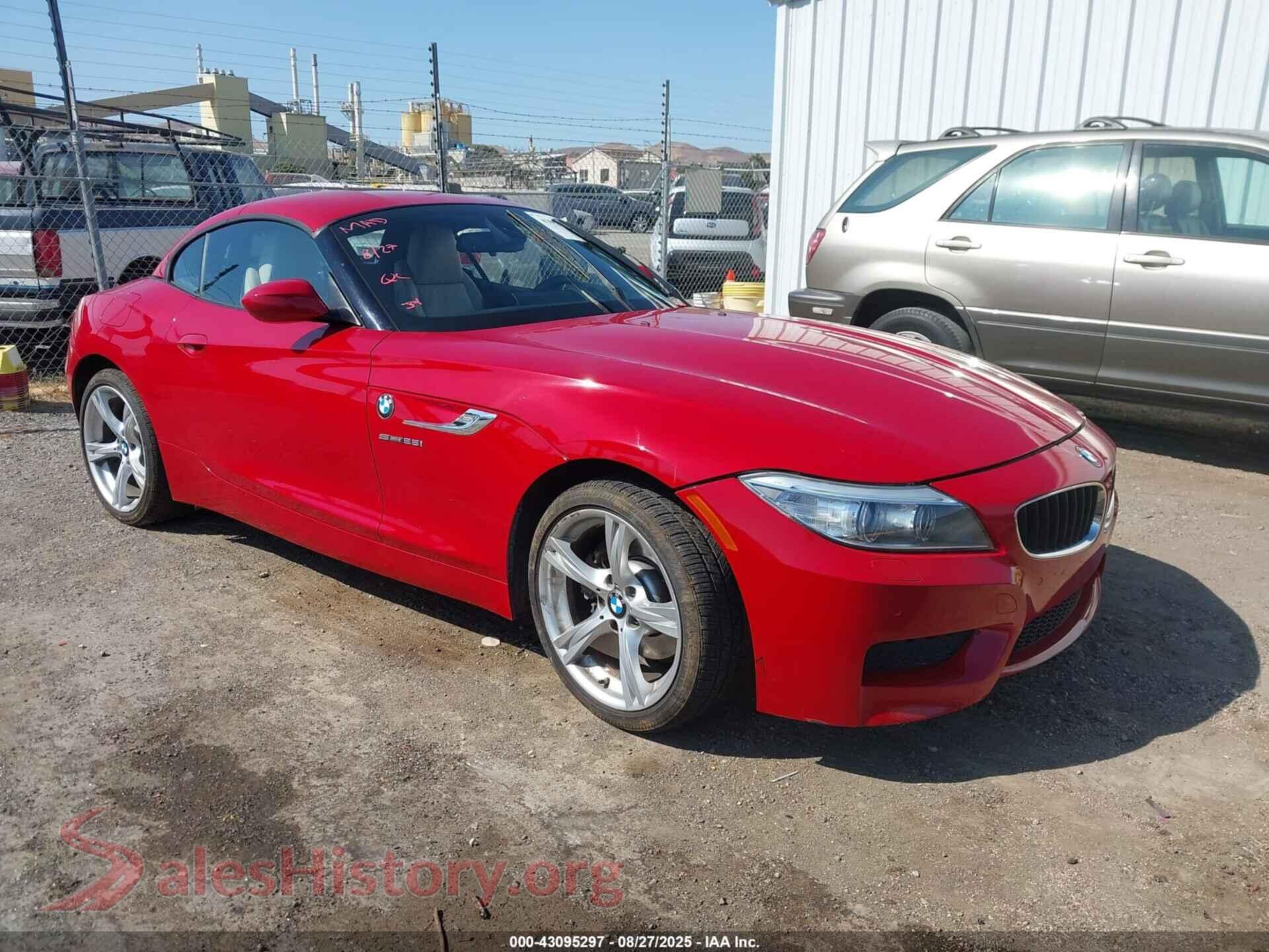 2016 BMW Z4 — VIN WBALL5C5XGJ997809